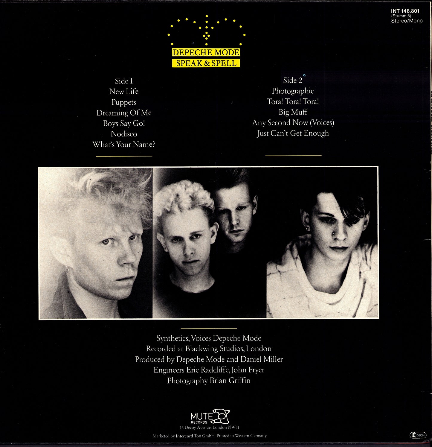 Depeche Mode - Speak &amp; Spell (Vinyl LP)