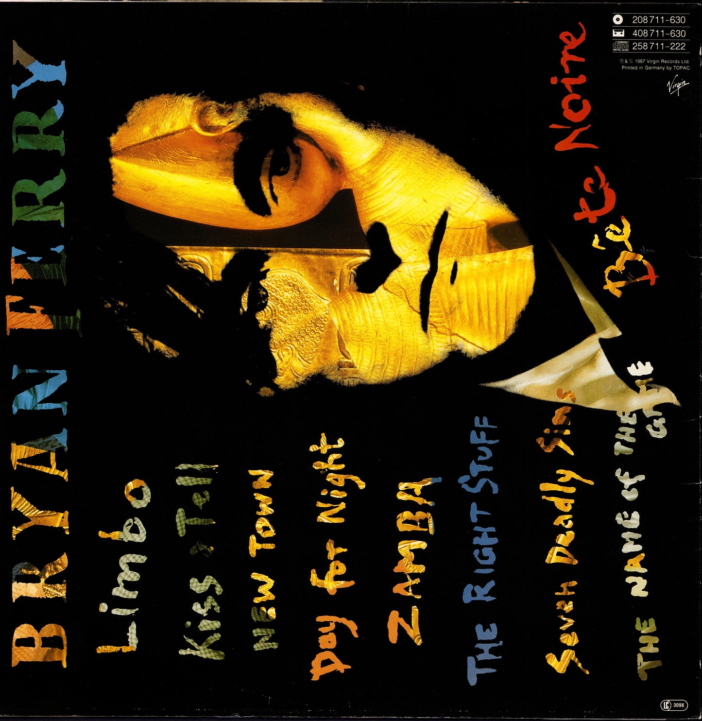Bryan Ferry ‎- Bête Noire Vinyl LP Kopie