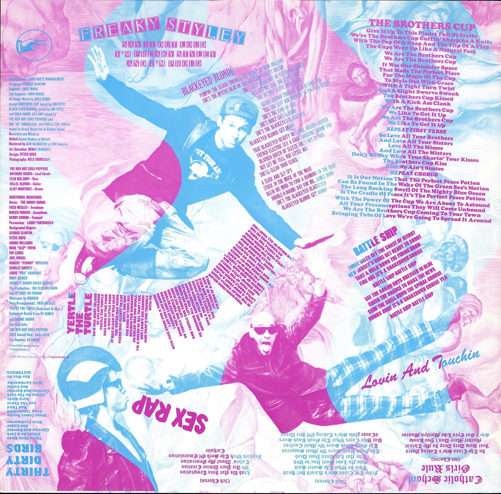 The Red Hot Chili Peppers - Freaky Styley Vinyl LP