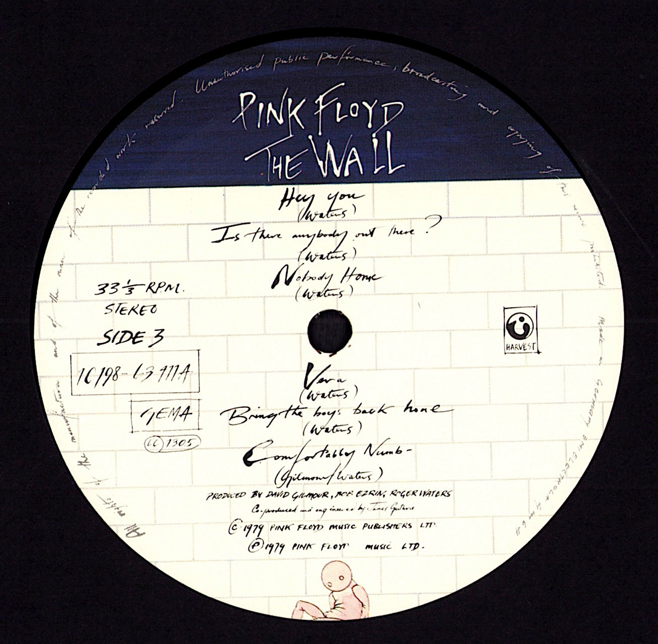 Pink Floyd – The Wall Vinyl 2LP, Gatefold, DE Original, 1979 Kopie