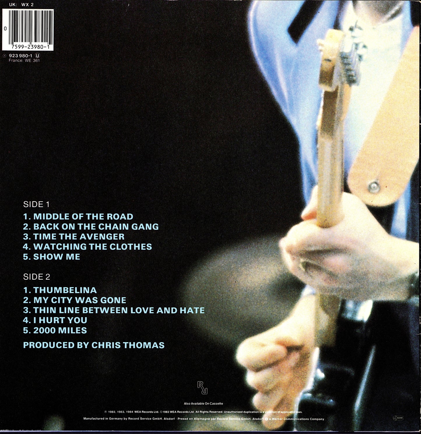 The Pretenders ‎- Learning To Crawl Vinyl LP Kopie