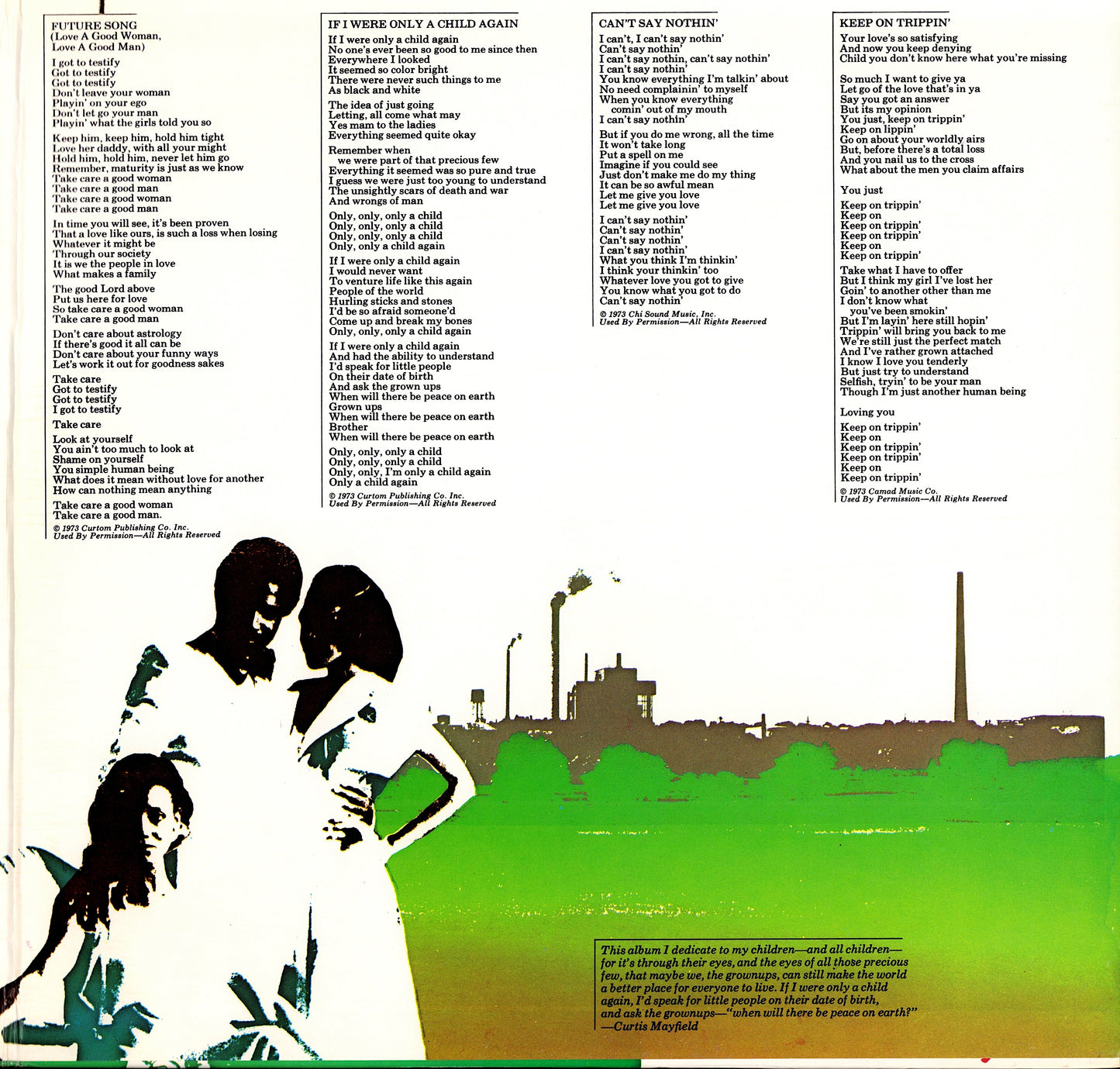 Curtis Mayfield – Back To The World Vinyl LP