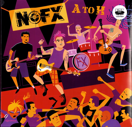 NOFX – A To H Transparent Magenta Vinyl LP Edition