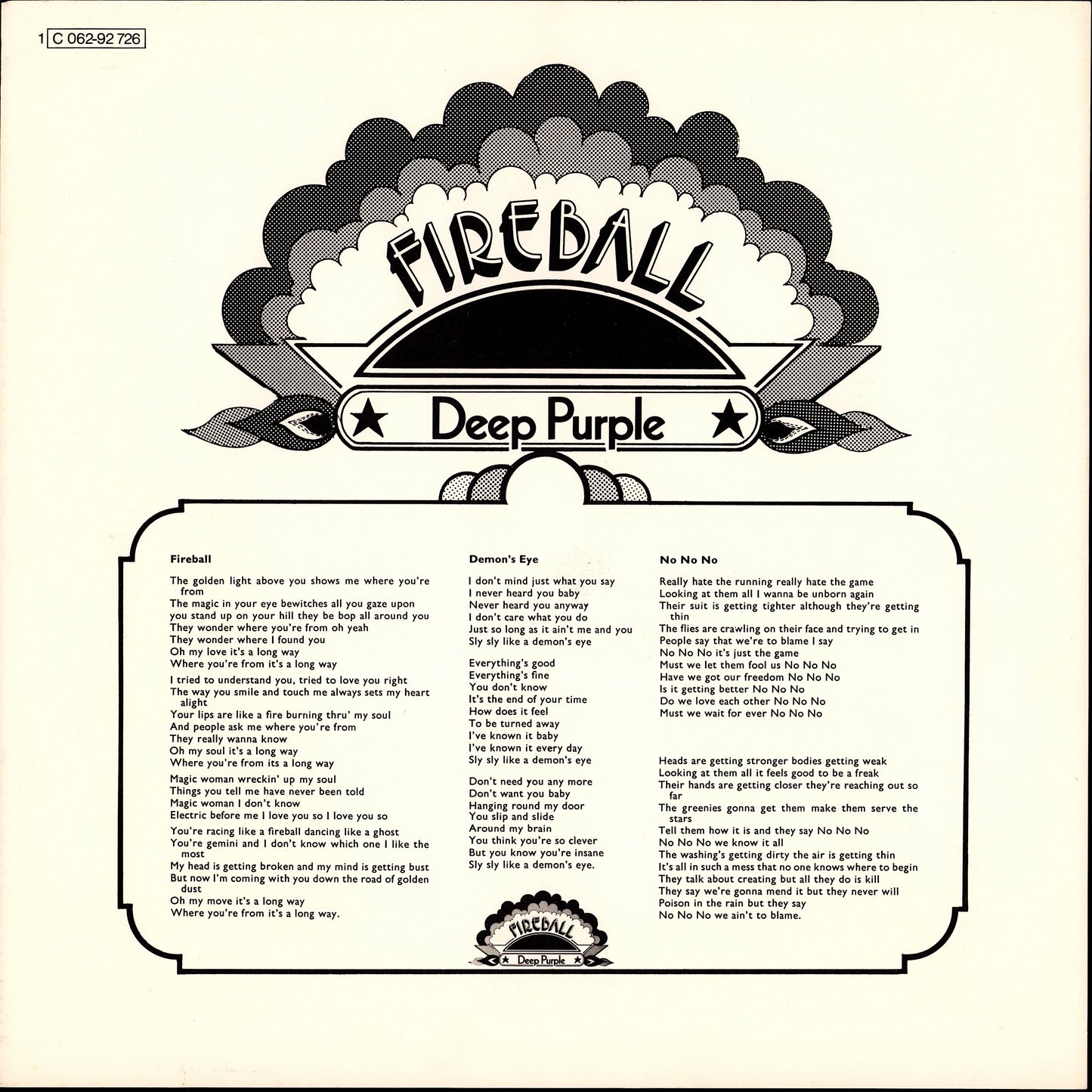 Deep Purple - Fireball Vinyl LP Kopie