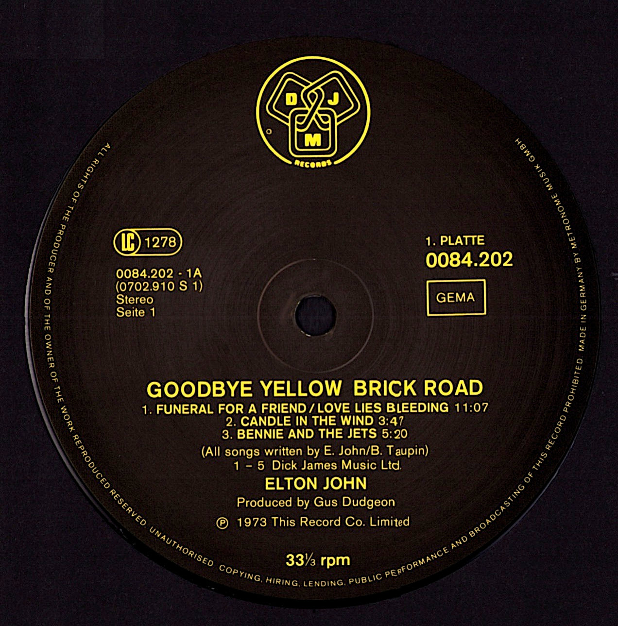 Elton John ‎- Goodbye Yellow Brick Road Vinyl 2LP Kopie Kopie