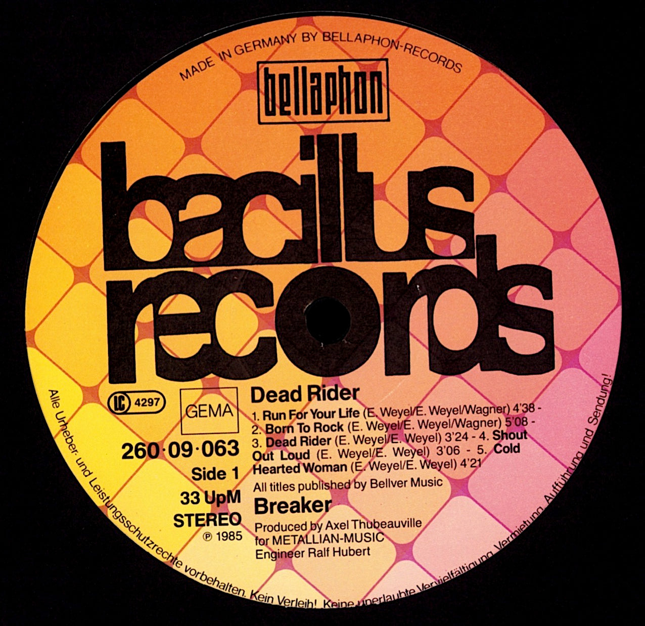 Breaker - Dead Rider Vinyl LP