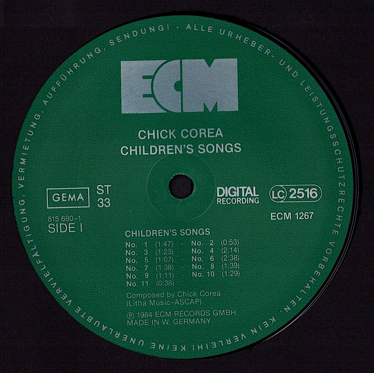 Chick Corea – Children's Songs (Vinyl LP)