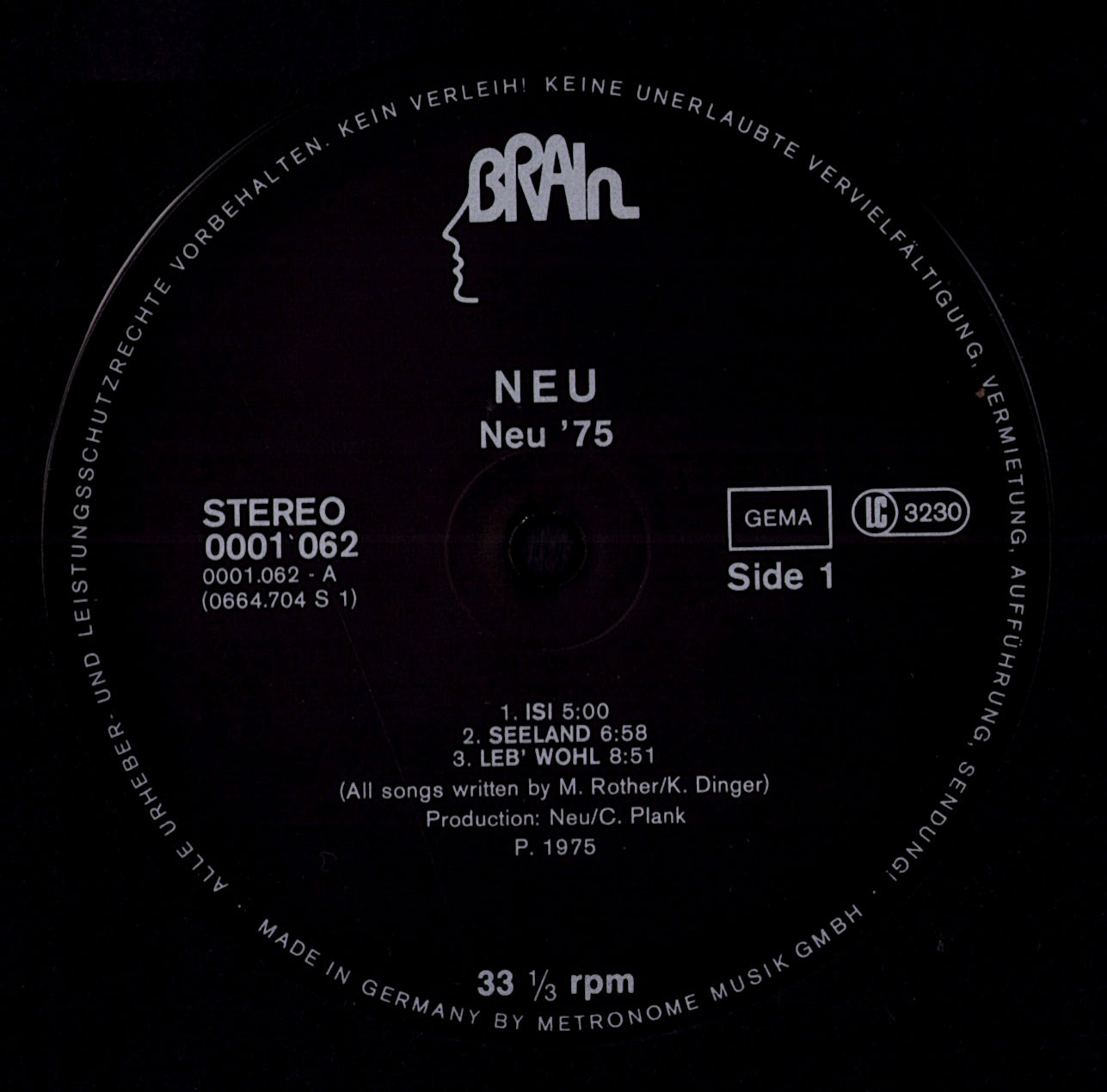 Neu! - Neu! '75 (Vinyl LP | DE Reissue | 1977)