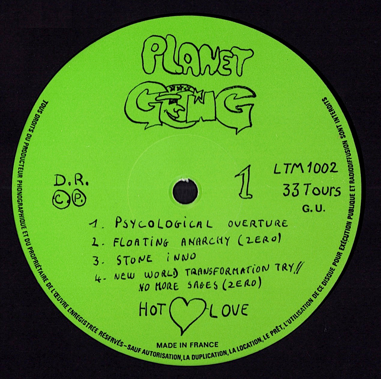 Gong ‎– Flying Teapot Radio Gnome Invisible Part 1 Vinyl LP Kopie