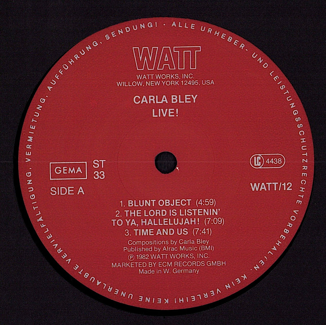 Carla Bley - Social Studies Vinyl LP Kopie