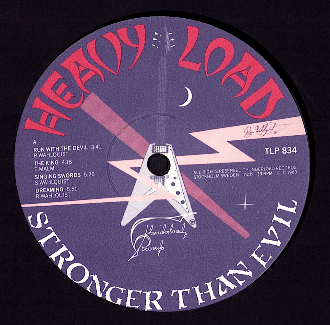 Heavy Load - Stronger Than Evil (Vinyl LP | Scandinavian Original | 1983)