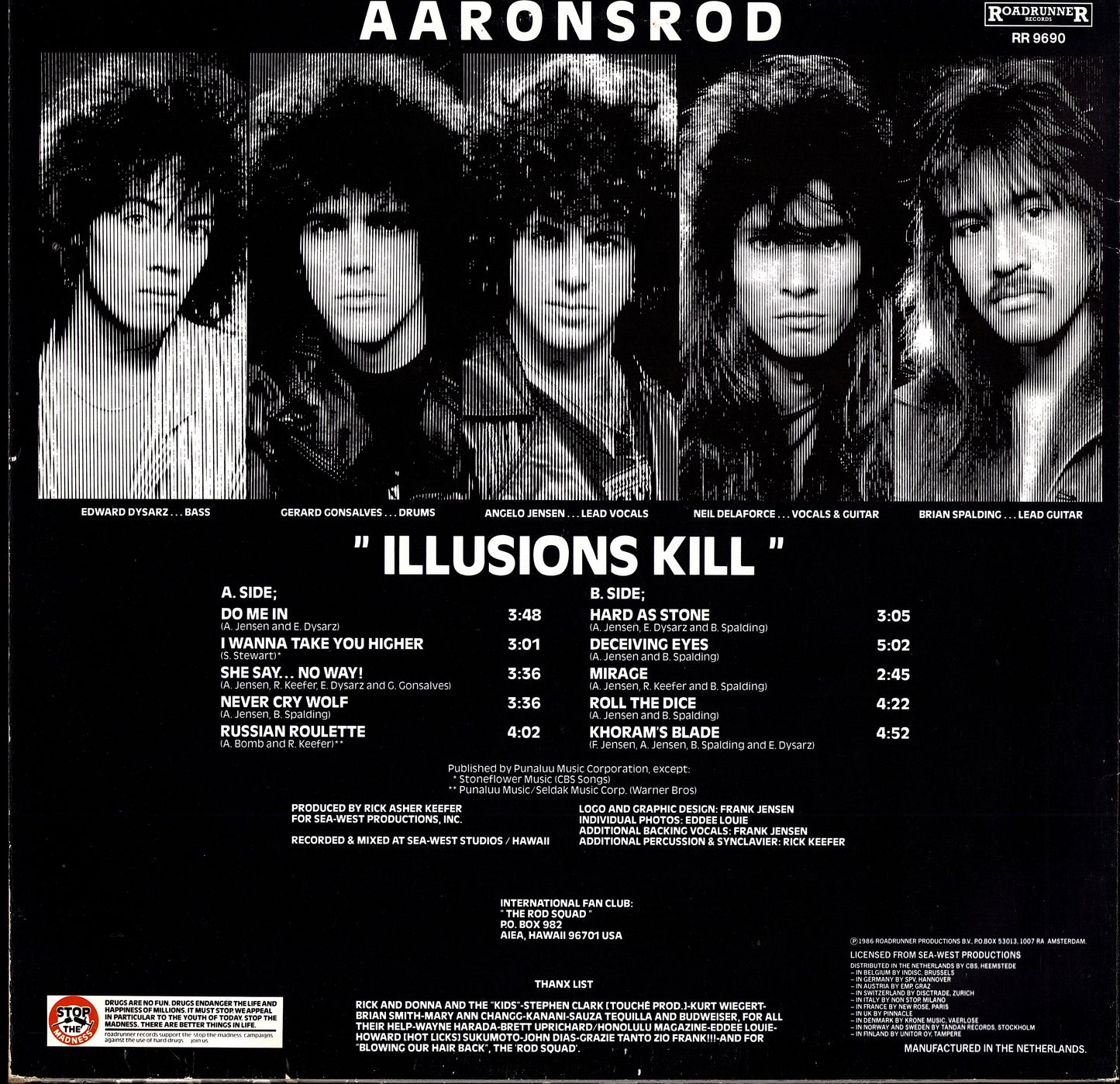 Aaronsrod – Illusions Kill Vinyl LP