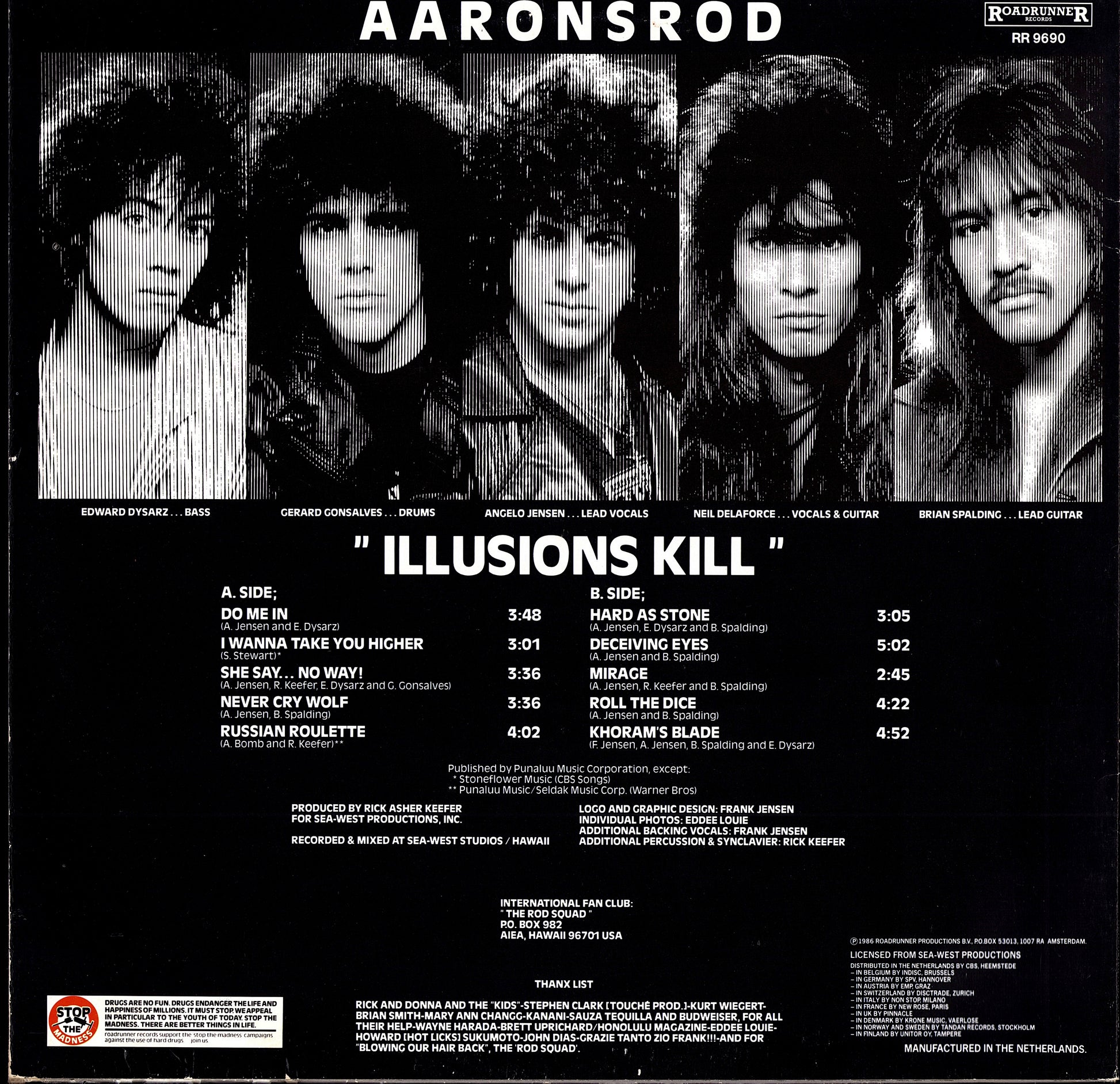 Aaronsrod – Illusions Kill Vinyl LP