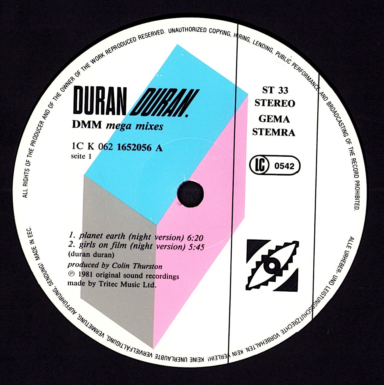 Duran Duran - DMM Mega Mixes (Vinyl 12" | DE Original | 1983)
