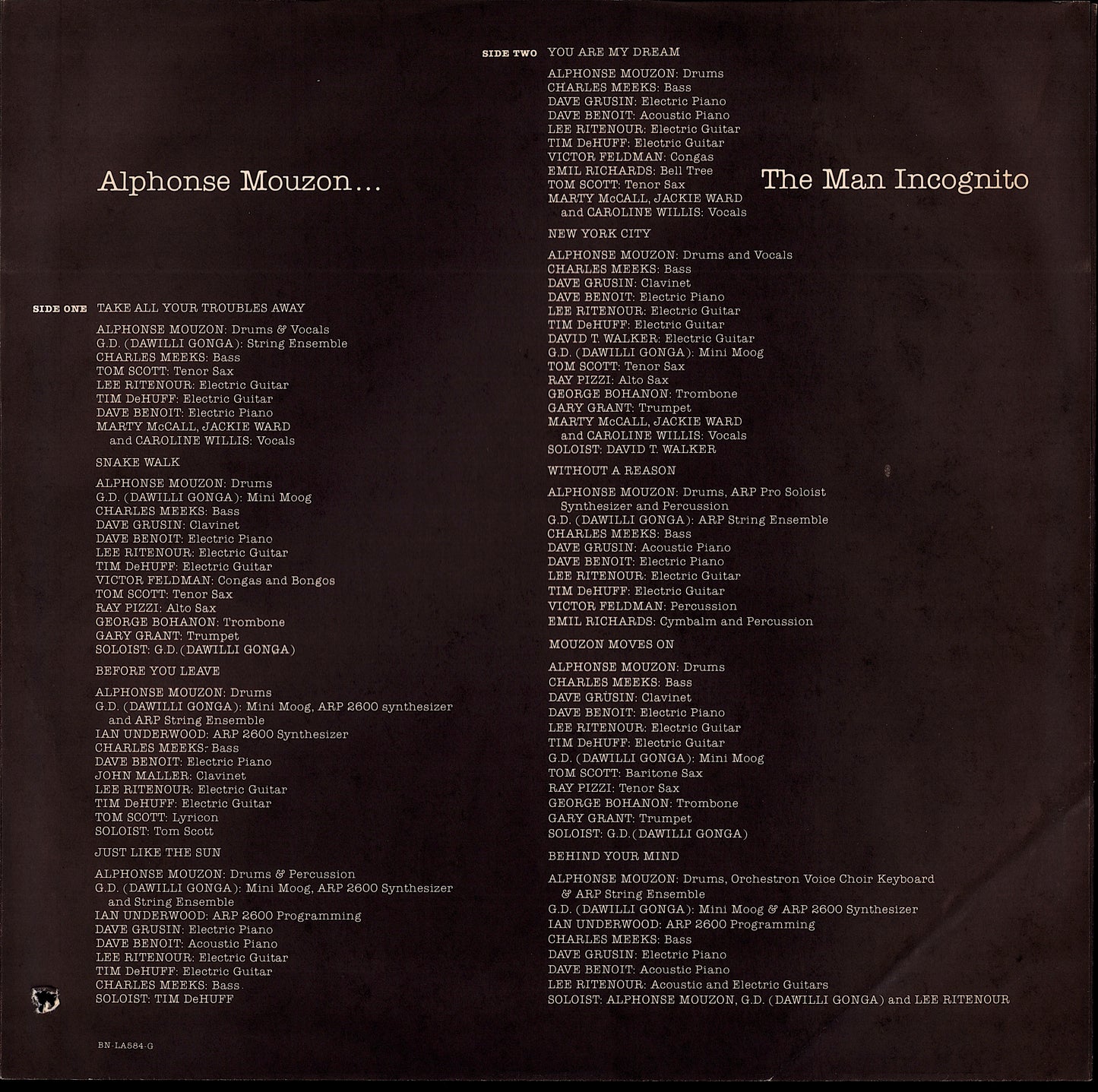 Alphonse Mouzon – In Search Of A Dream Vinyl LP Kopie