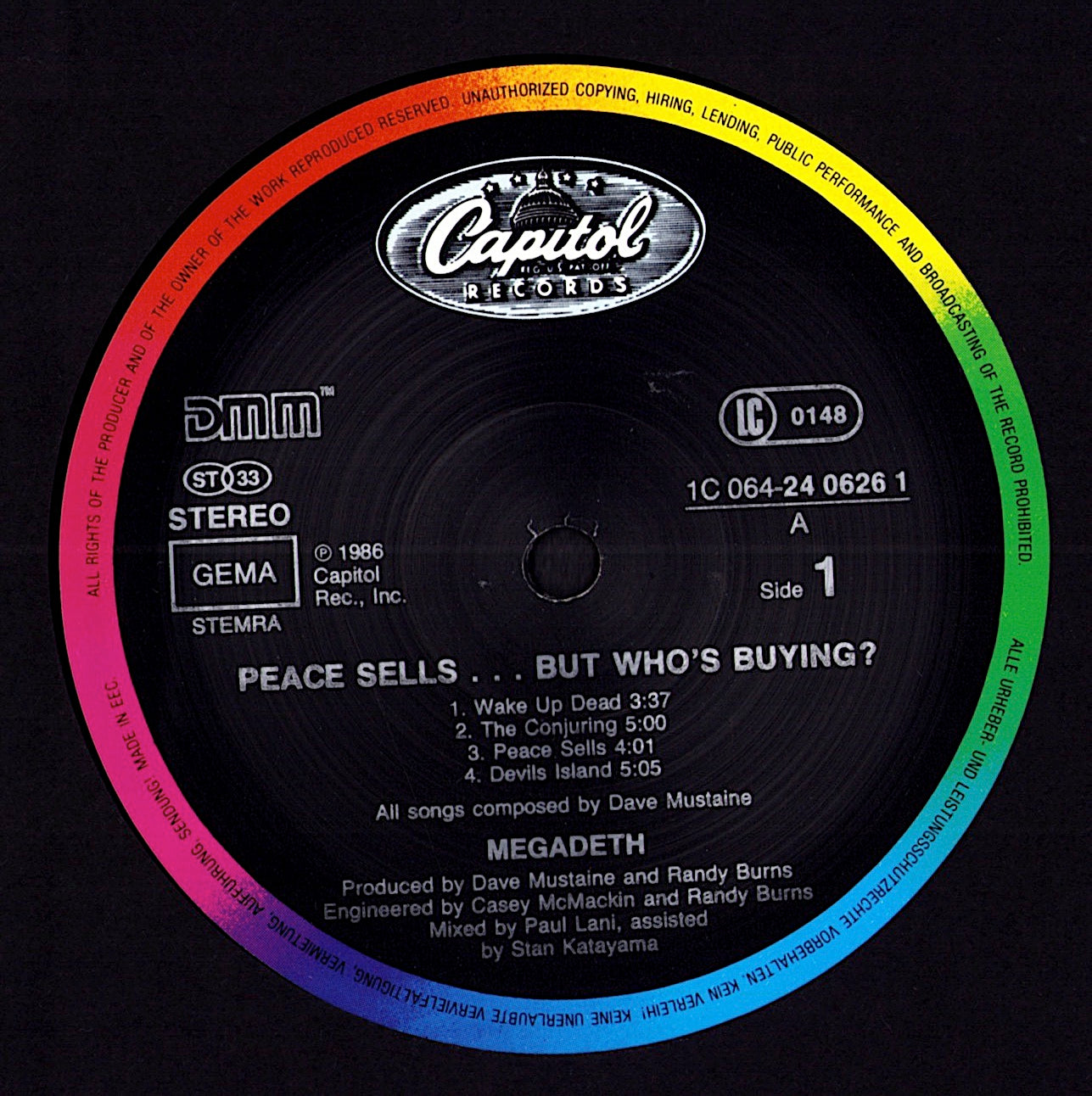 Megadeth - Peace Sells... But Who's Buying? (Vinyl LP | EU Original | 1986)