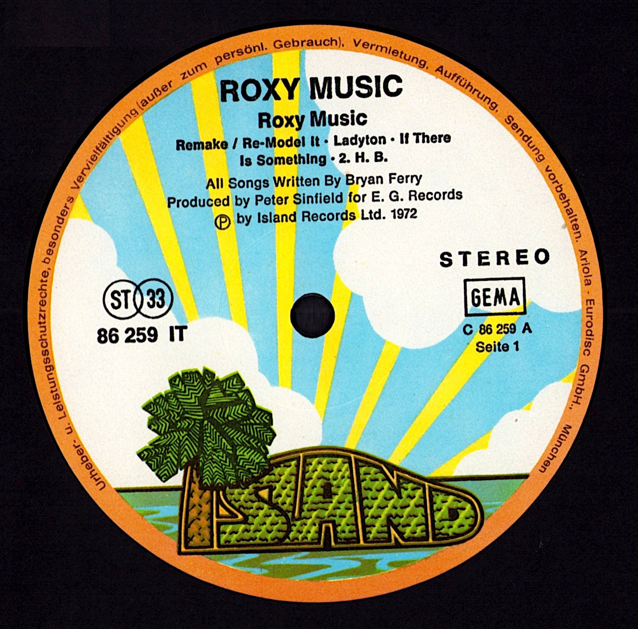 Roxy Music - Roxy Music (Vinyl LP | DE Original | 1972)