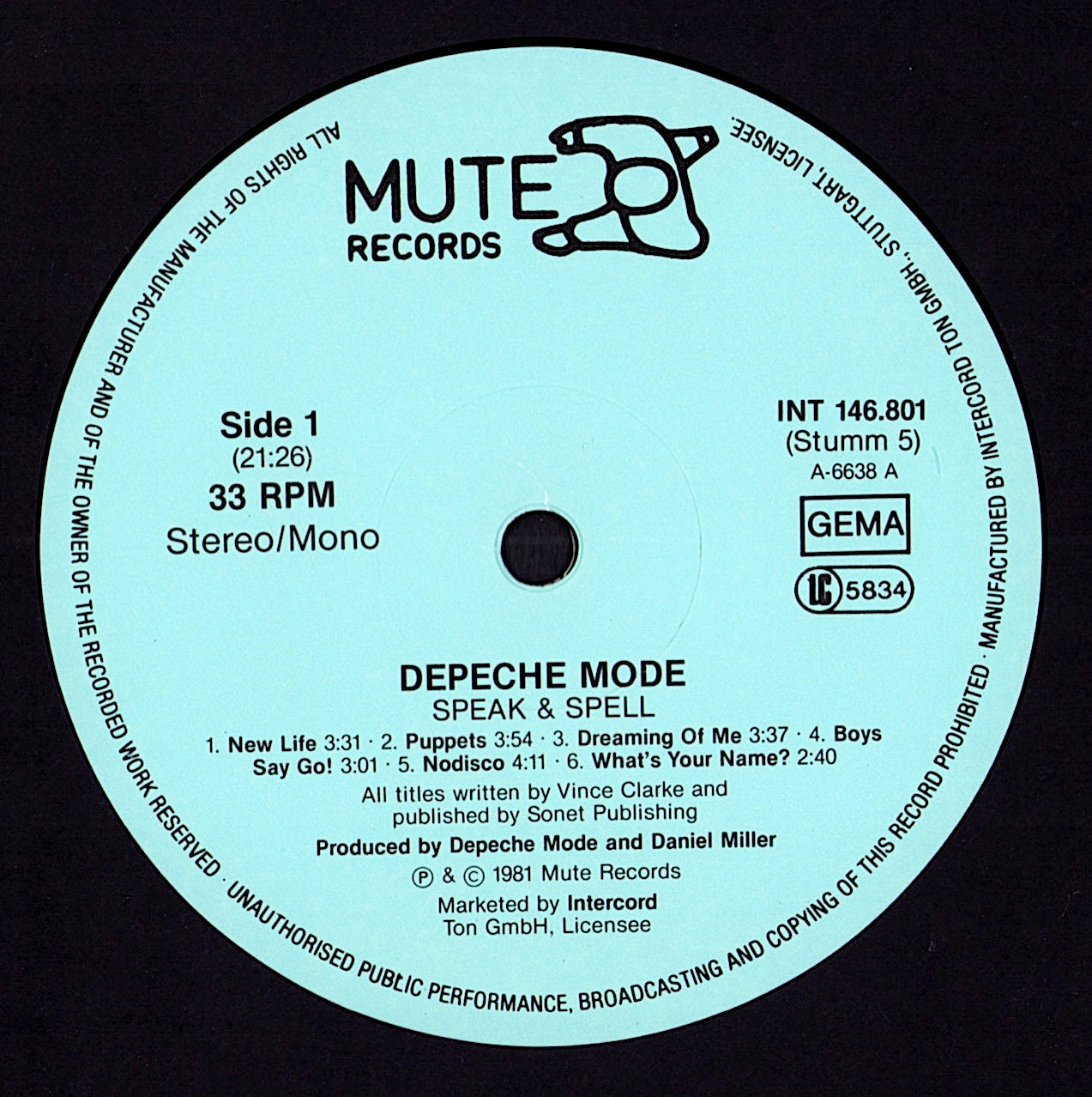 Depeche Mode - Speak &amp; Spell (Vinyl LP)