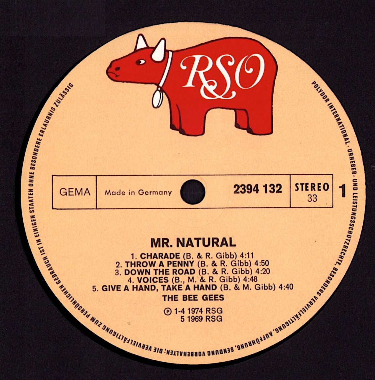 Bee Gees ‎– Bee Gees' 1stl Vinyl LP Kopie