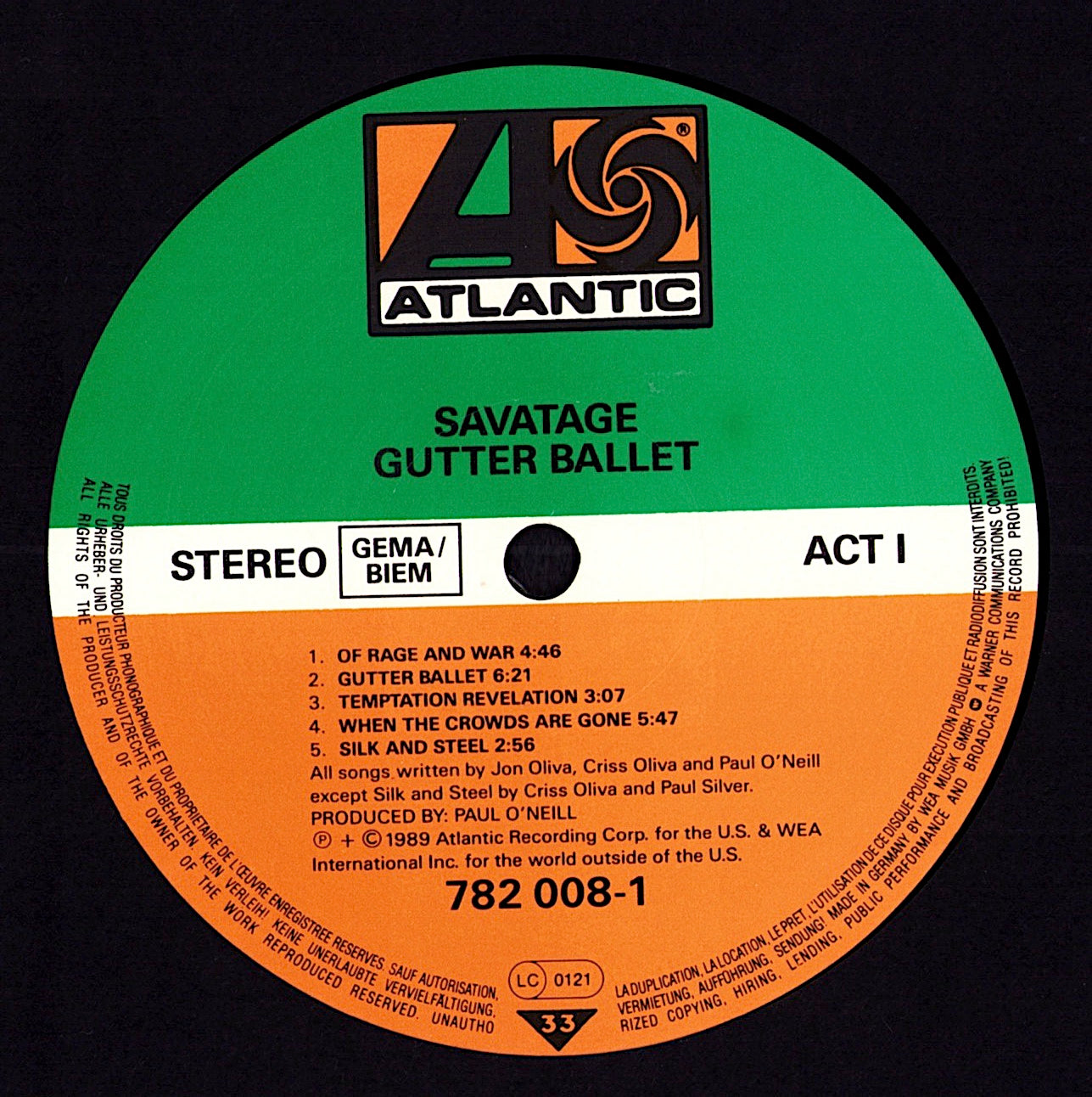 Savatage ‎– Hall Of The Mountain King (Vinyl LP) 