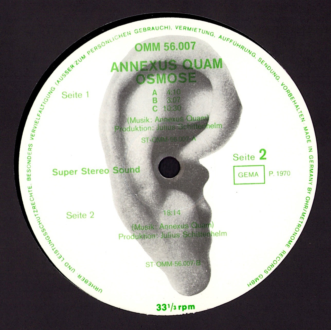 Hölderlin - Hölderlins Traum Vinyl LP Kopie