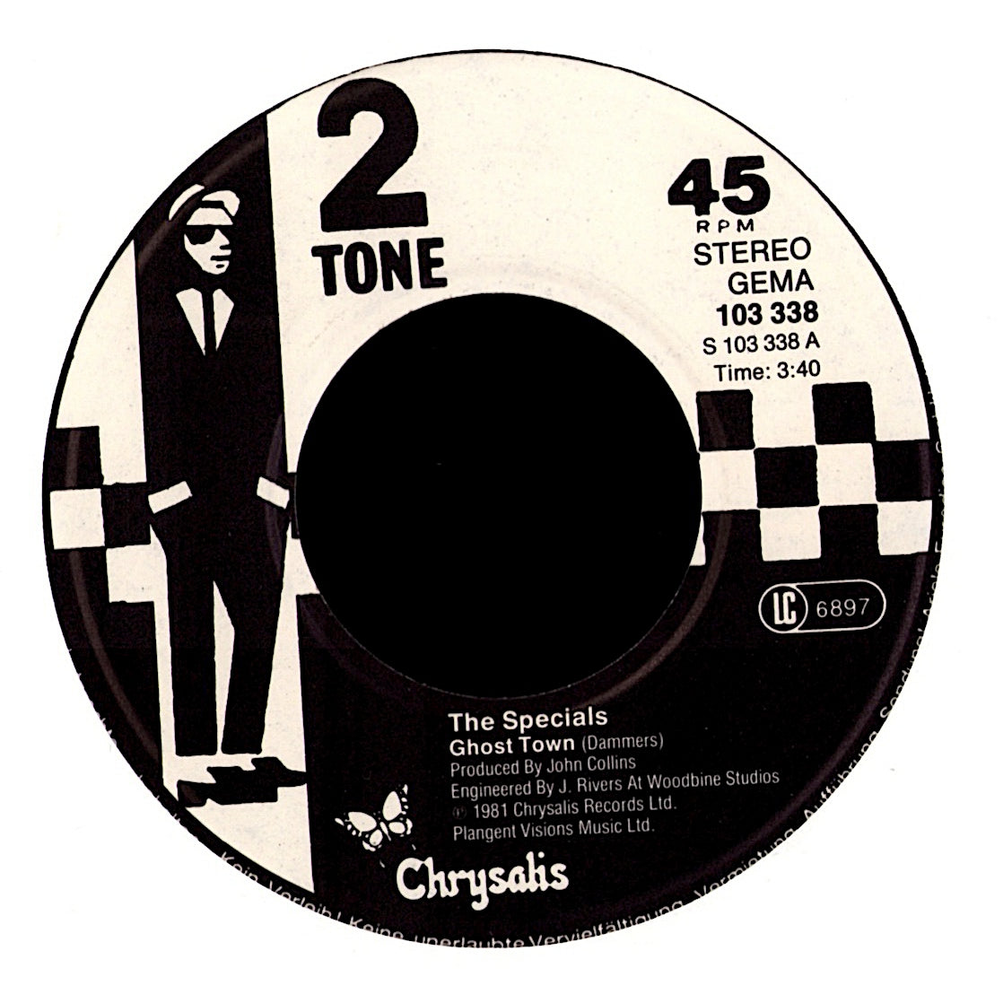 The Specials - Ghost Town / Why? Vinyl 7" | DE Original | 1981