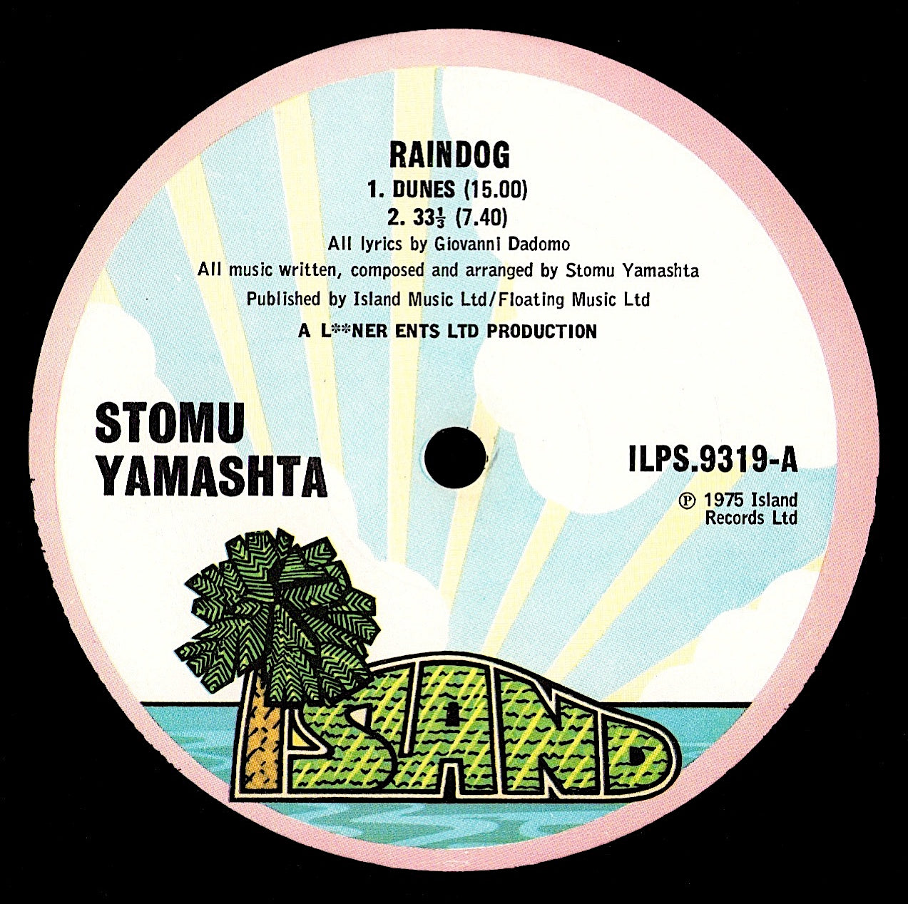 Yamashta - Raindog Vinyl LP Kopie