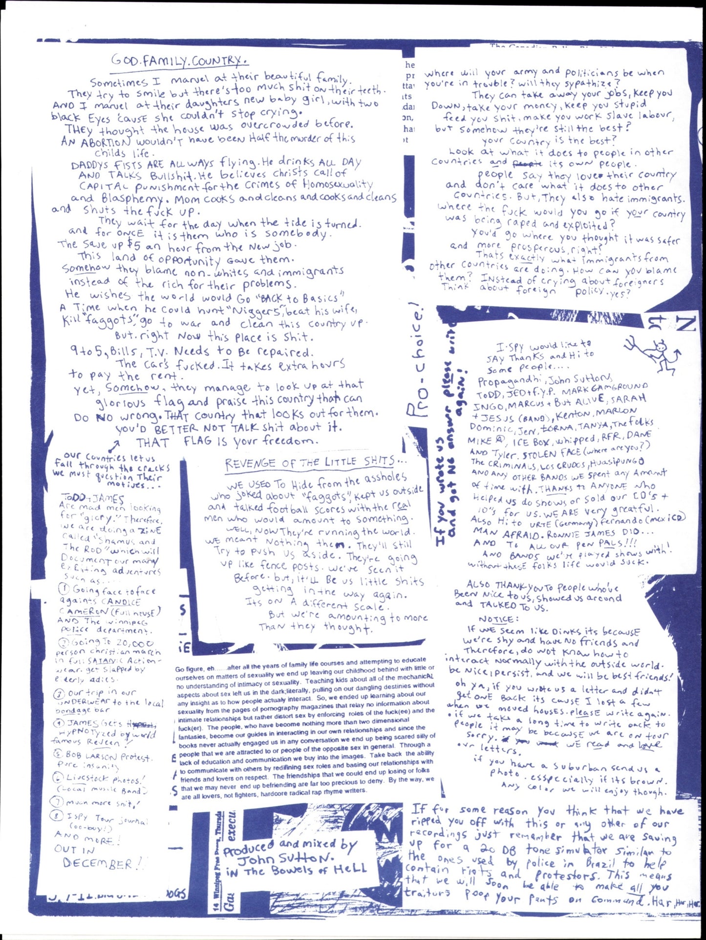 I-Spy – Revenge Of The Little Shits Black Vinyl 10" EP