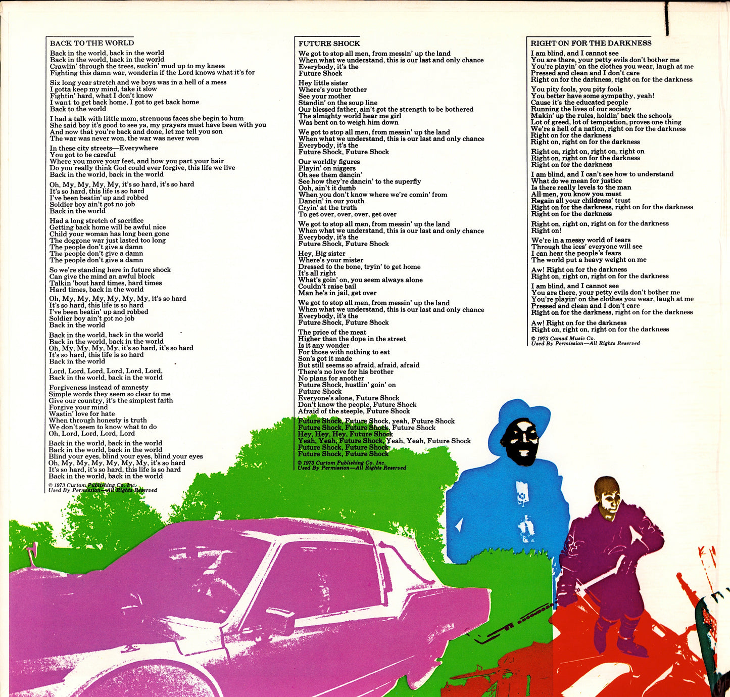 Curtis Mayfield – Back To The World Vinyl LP