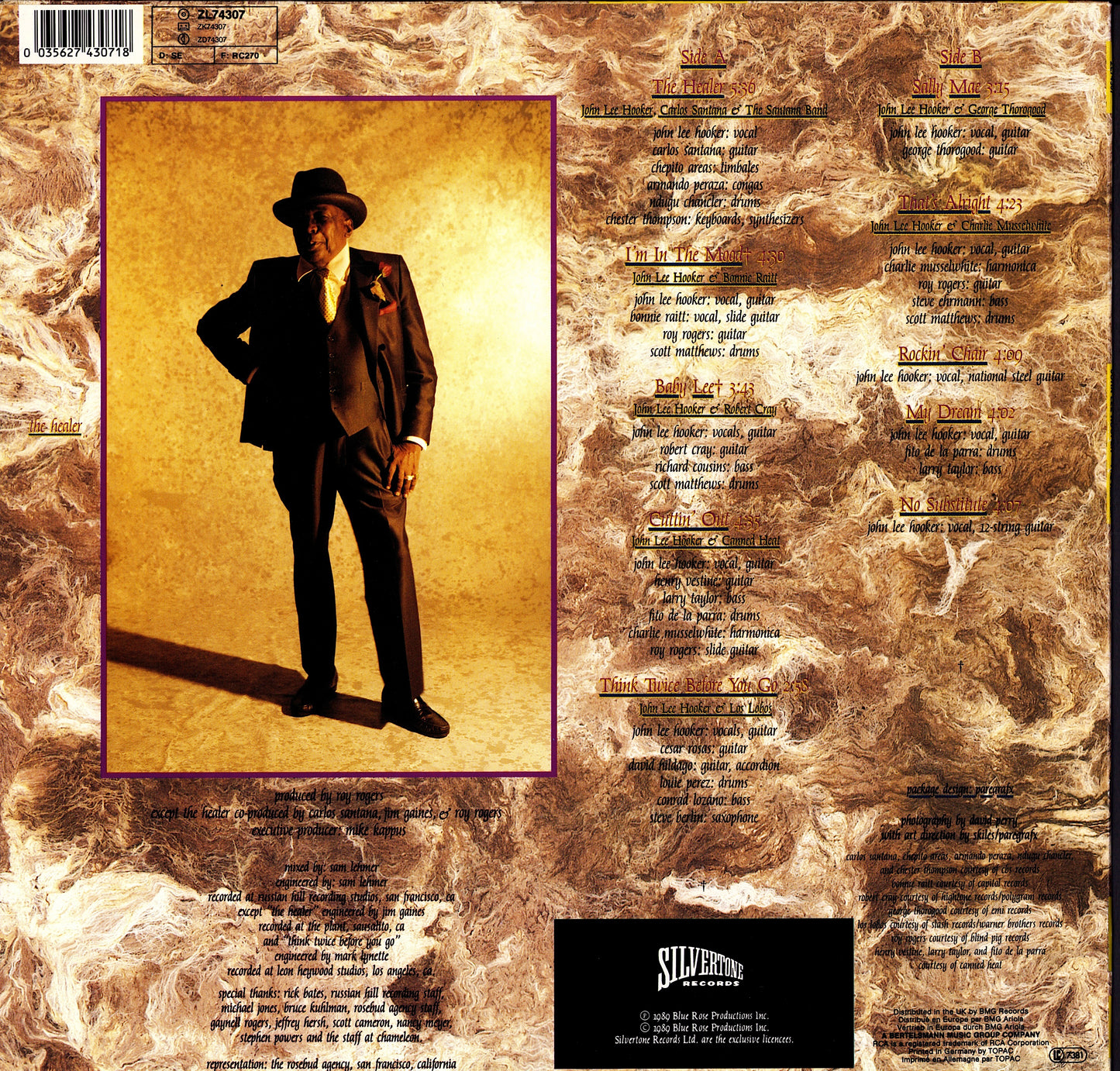 John Lee Hooker – The Healer Vinyl LP