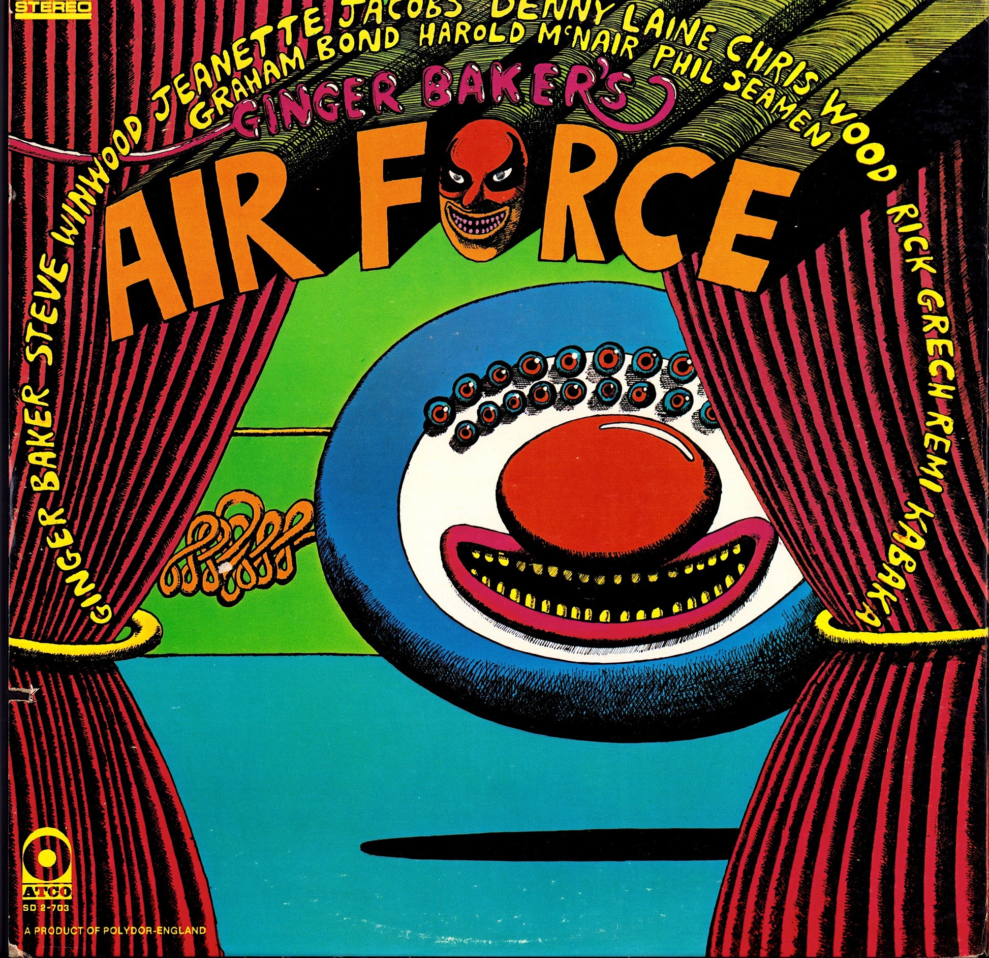 Ginger Baker's Air Force ‎- Ginger Baker's Air Force Vinyl 2LP