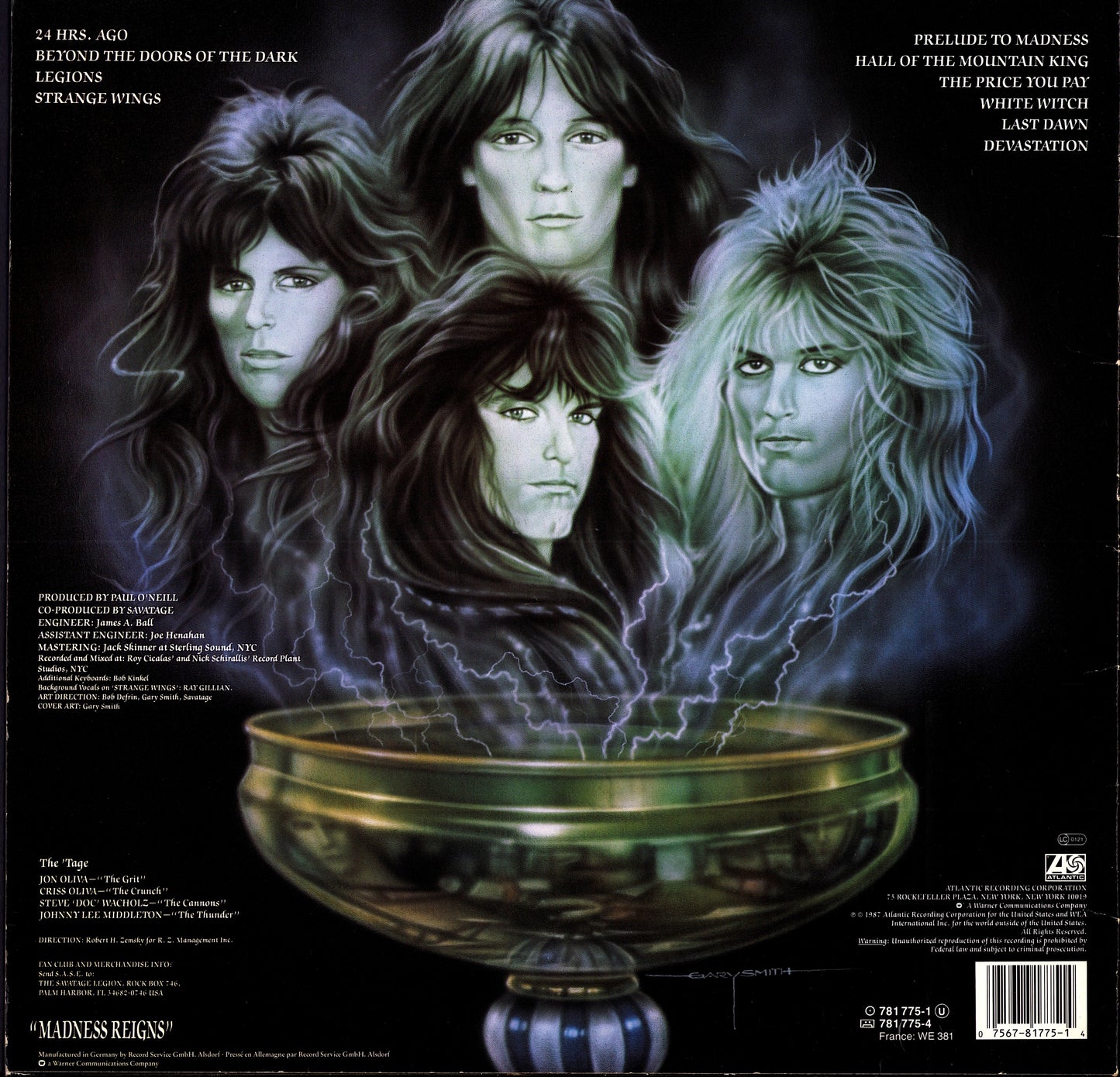 Savatage - Hall Of The Mountain King (Vinyl LP | EU Original | 1987)