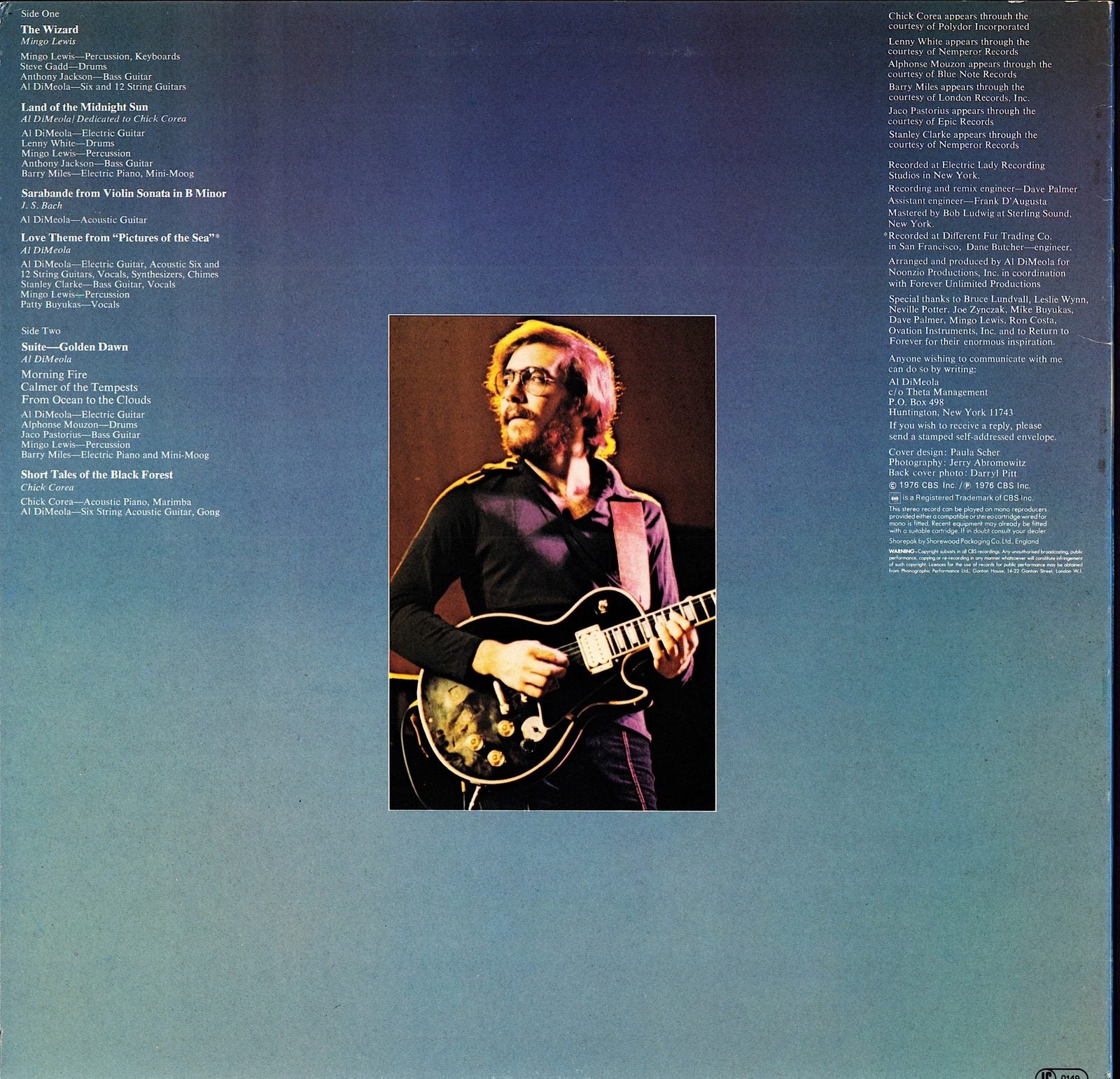 Al Di Meola - Land Of The Midnight Sun Vinyl LP