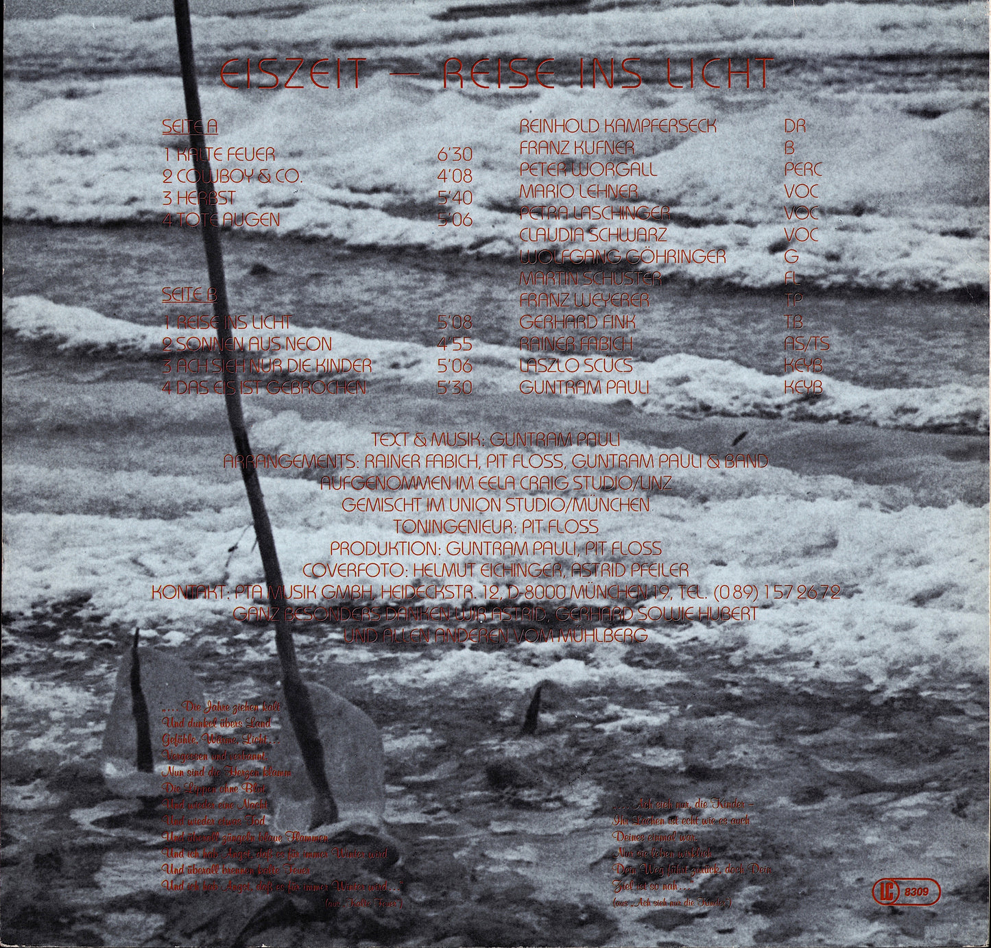 Eiszeit – Reise Ins Licht Vinyl LP