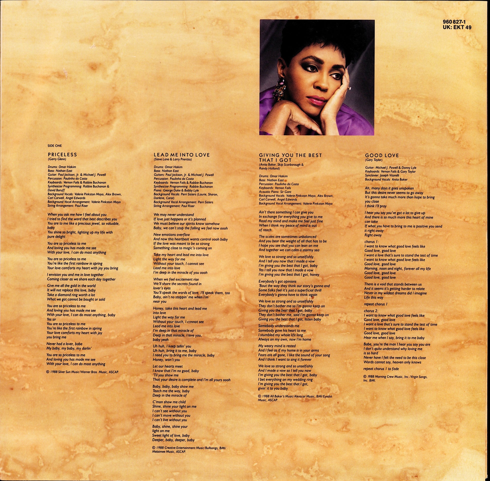Anita Baker - Rapture Vinyl LP Kopie Kopie