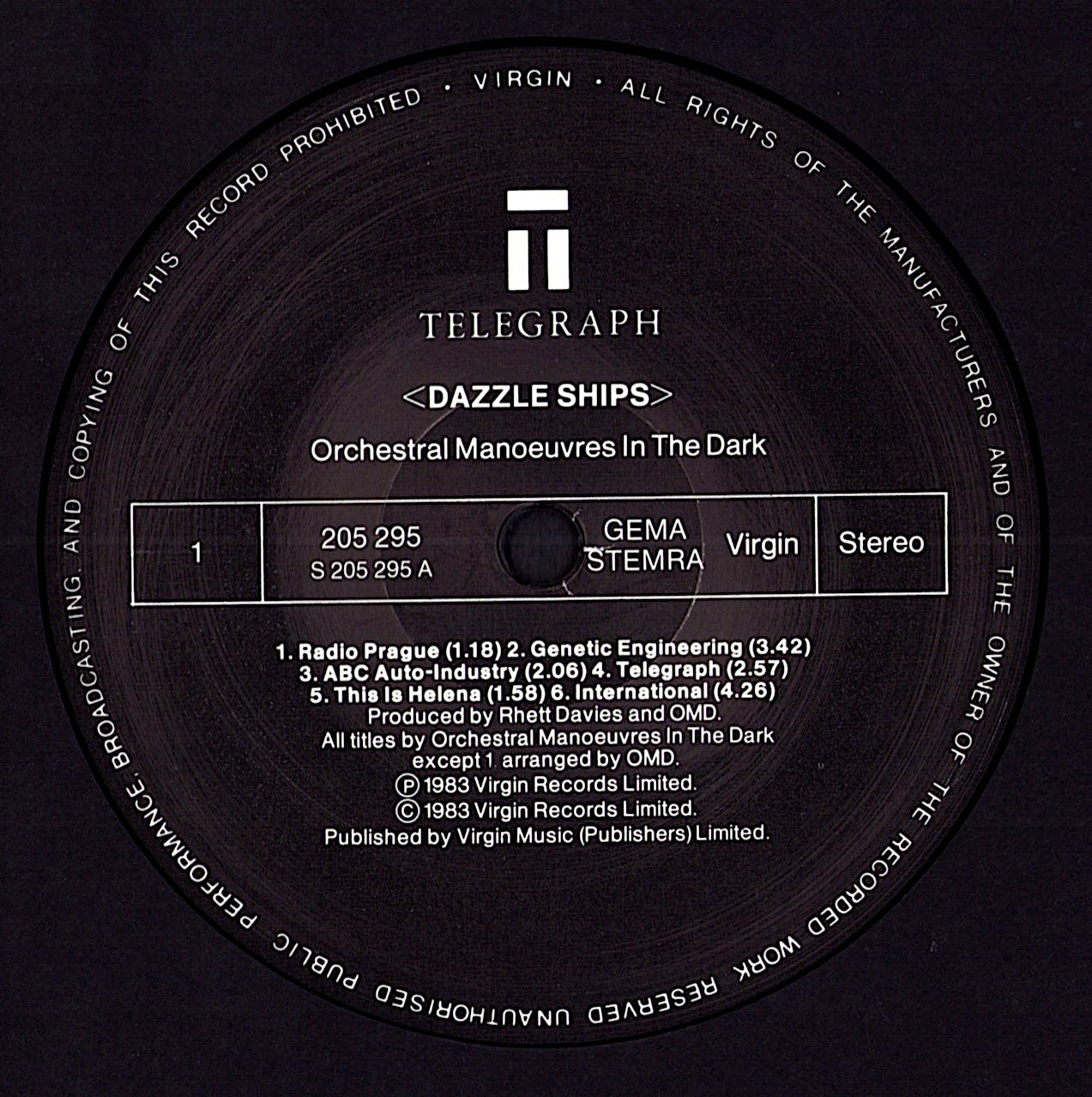 OMD - Dazzle Ships (Vinyl LP | EU Original | 1983)