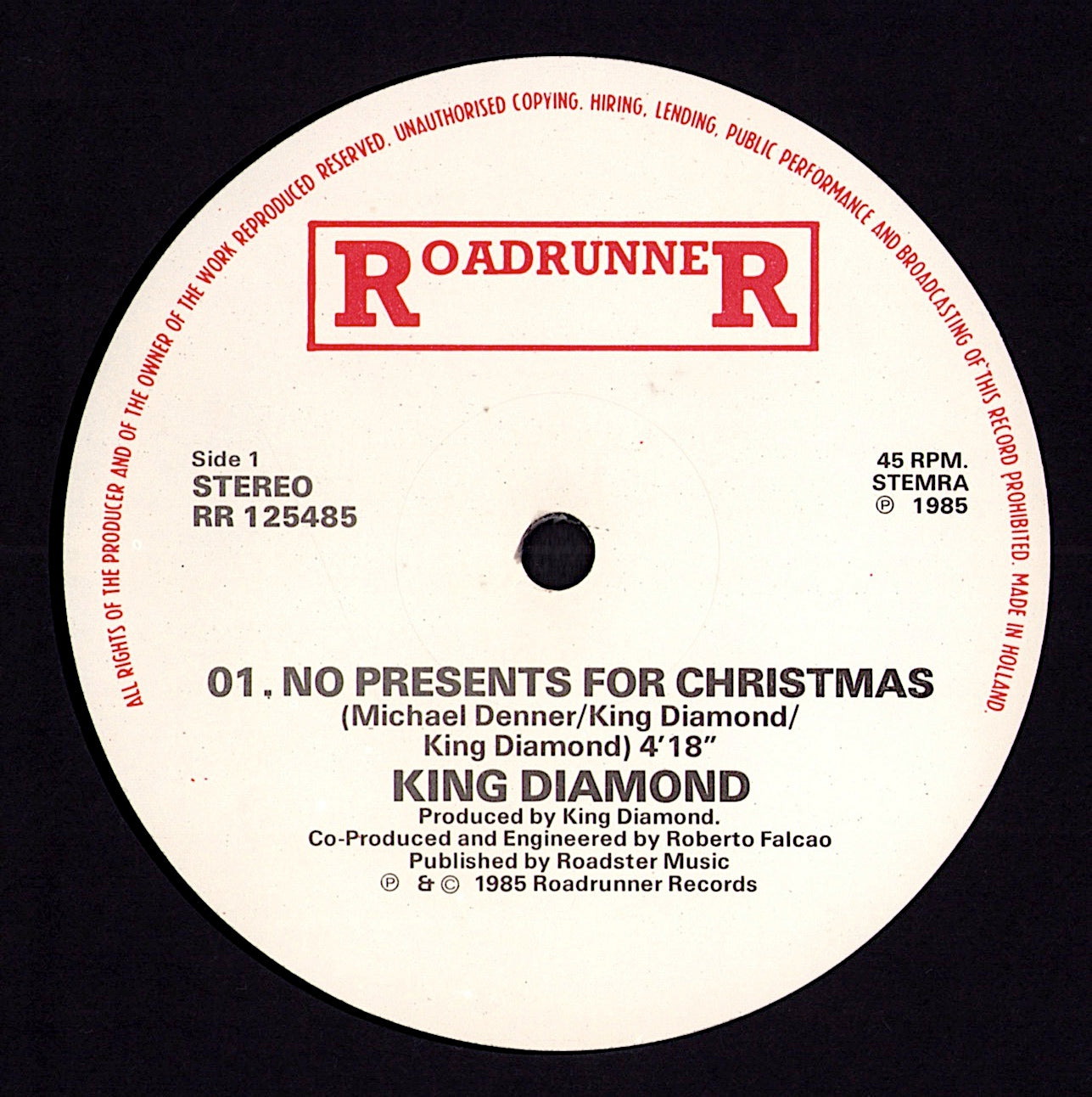 King Diamond - No Presents For Christmas (Vinyl 12" | EU Original | 1985)
