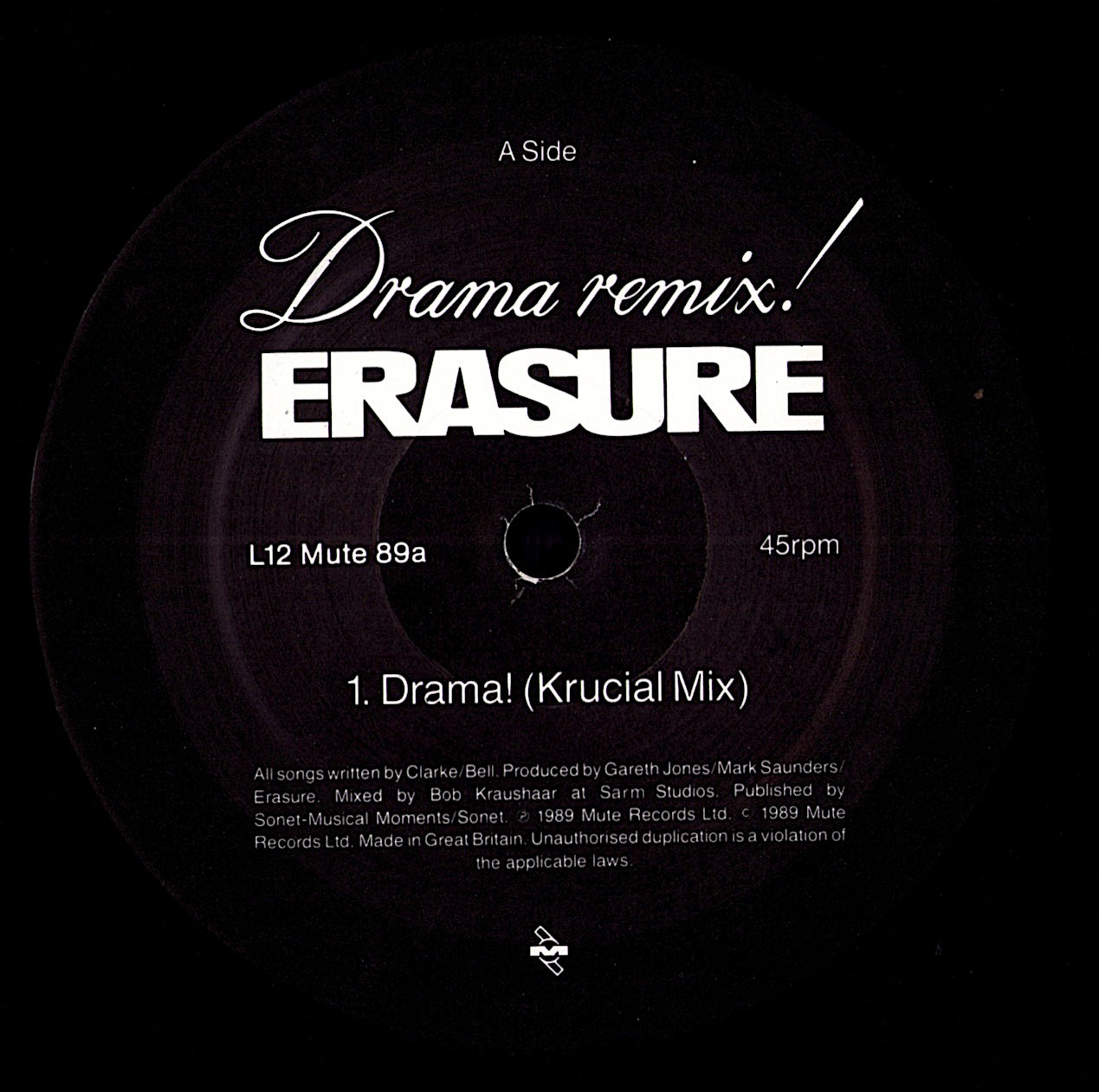 Erasure – Sometimes Vinyl 12" Maxi | DE Original | 1986 Kopie Kopie