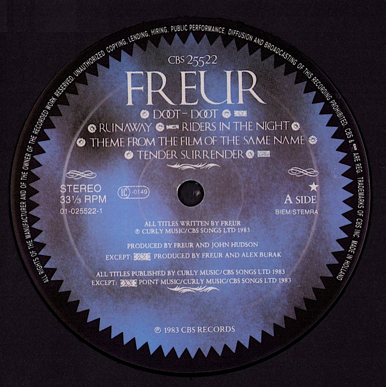 Freur – Doot-Doot Vinyl LP