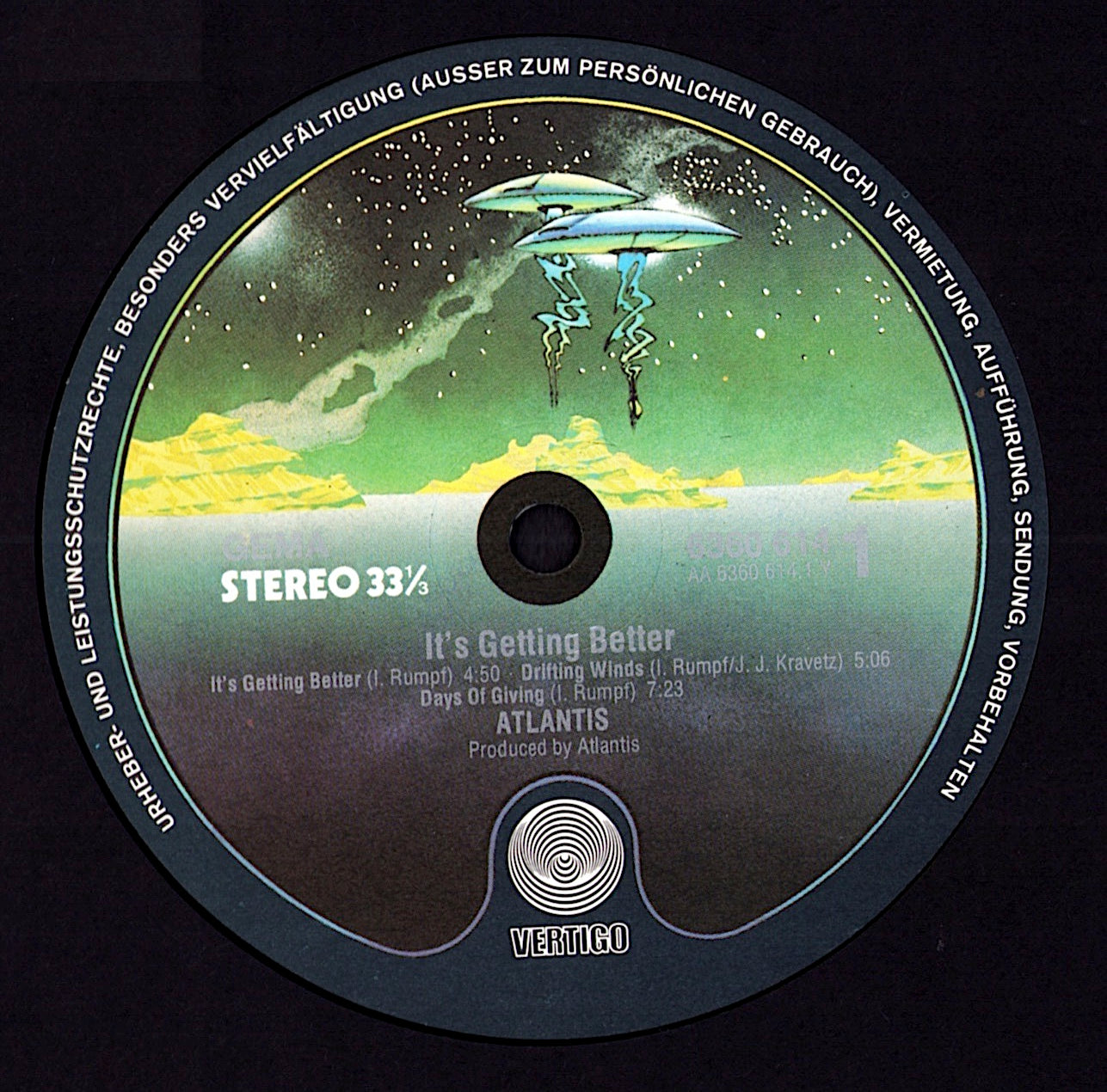 Atlantis - It's Getting Better (Vinyl LP | DE Reissue | 1974)