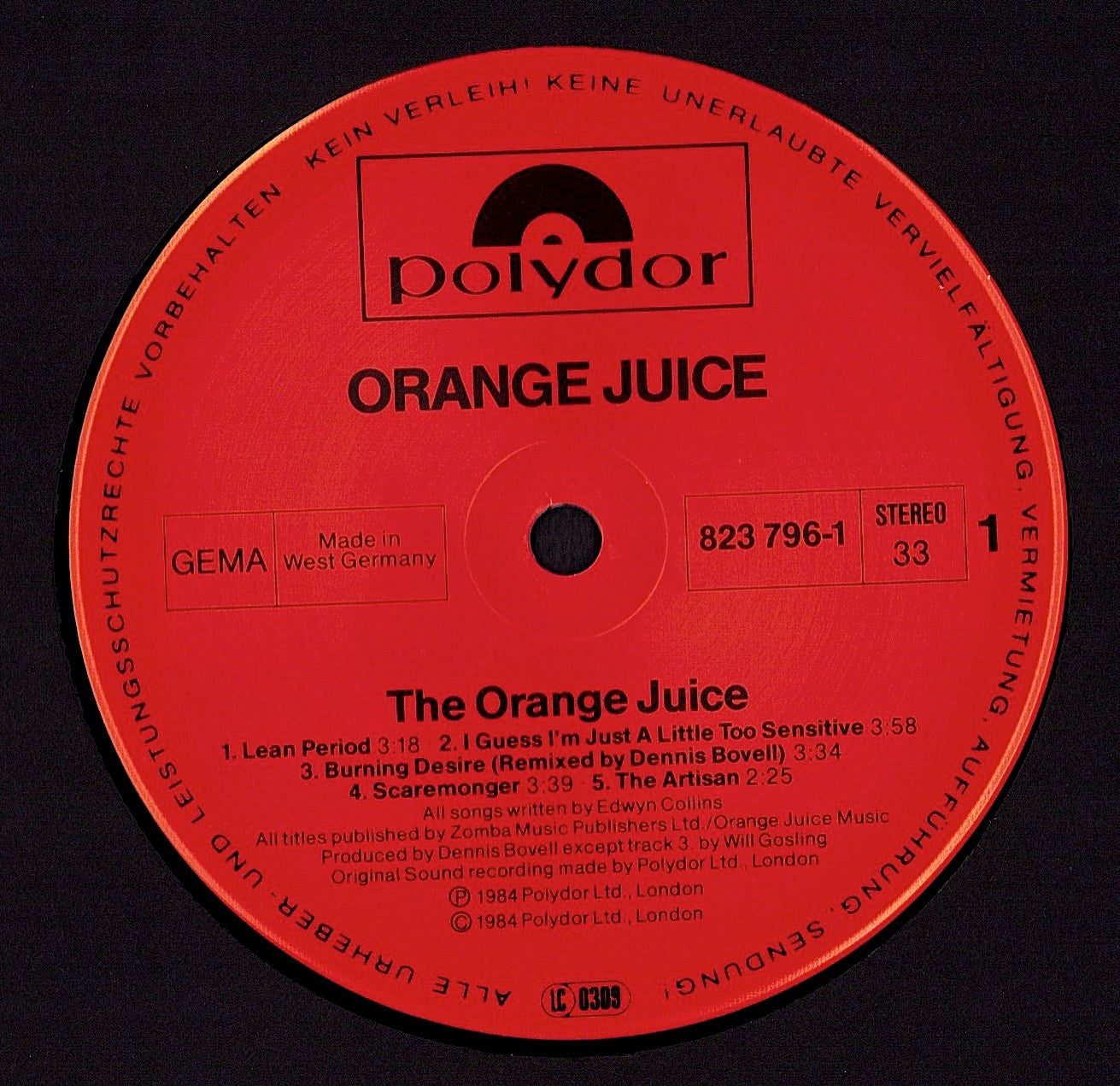 Orange Juice - The Orange Juice | Vinyl LP | DE Original 1984