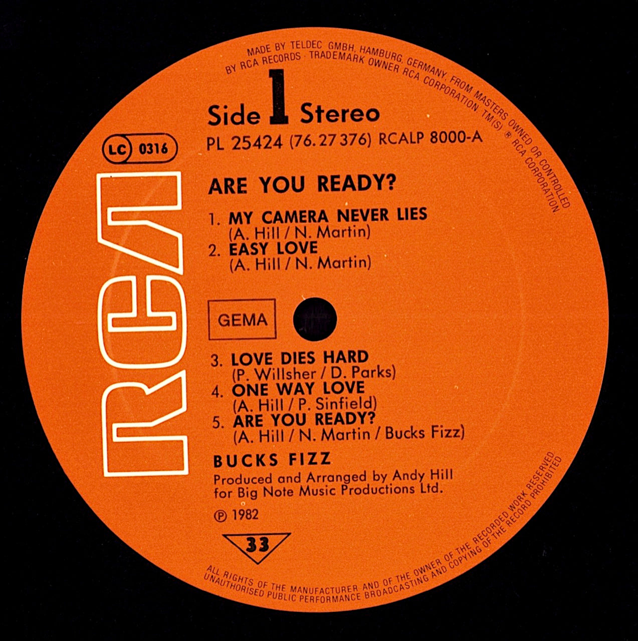 Bucks Fizz - Are You Ready? (Vinyl LP | DE Original | 1982)