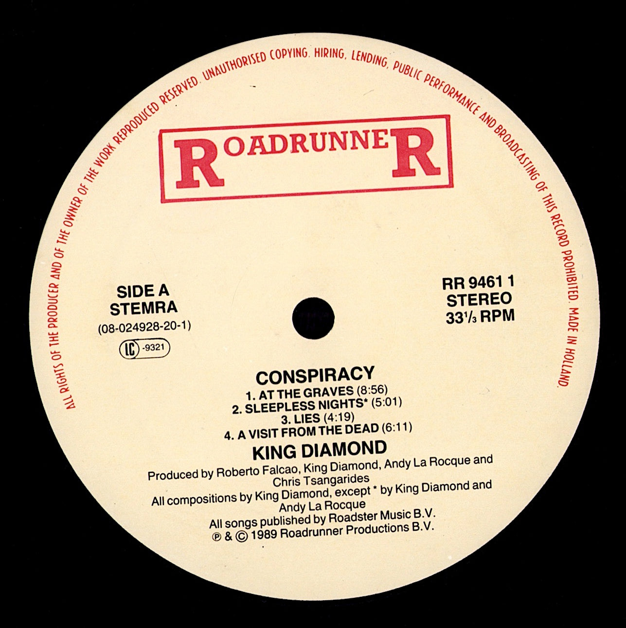 King Diamond - Conspiracy (Vinyl LP | EU Original | 1989)