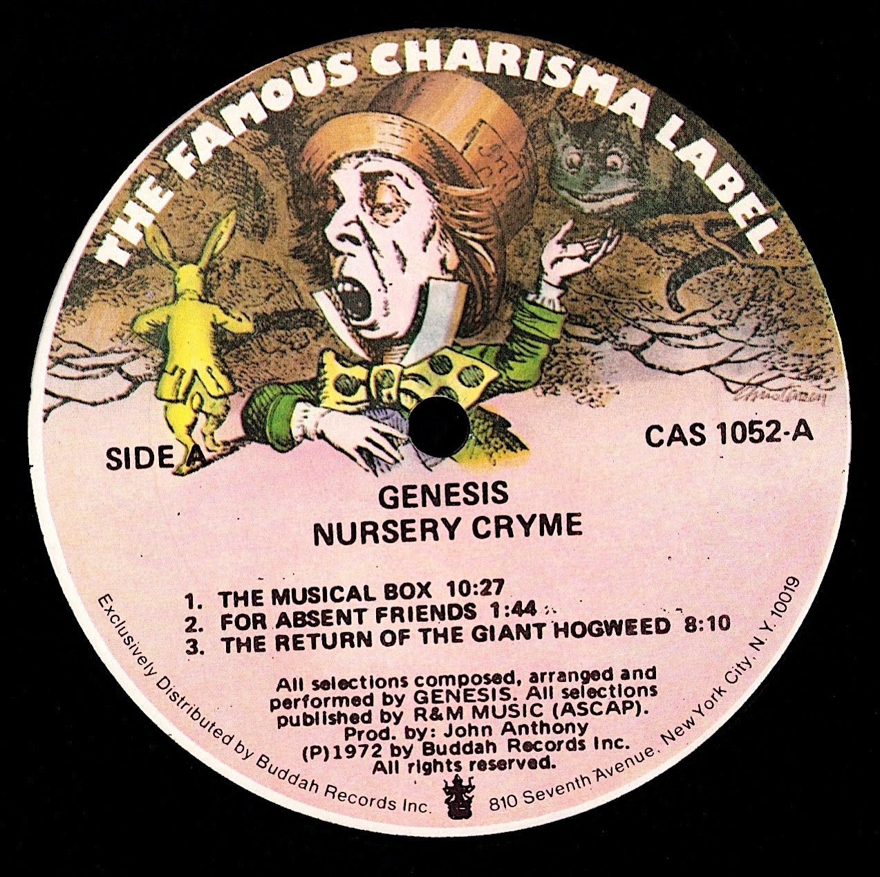 Genesis ‎- Nursery Cryme Vinyl LP US Kopie