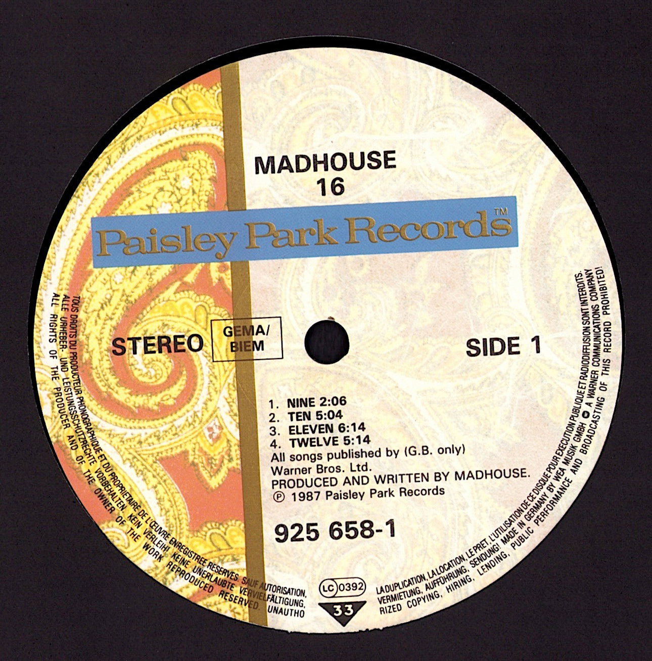 Madhouse - 16 New Directions In Garage Music Vinyl LP