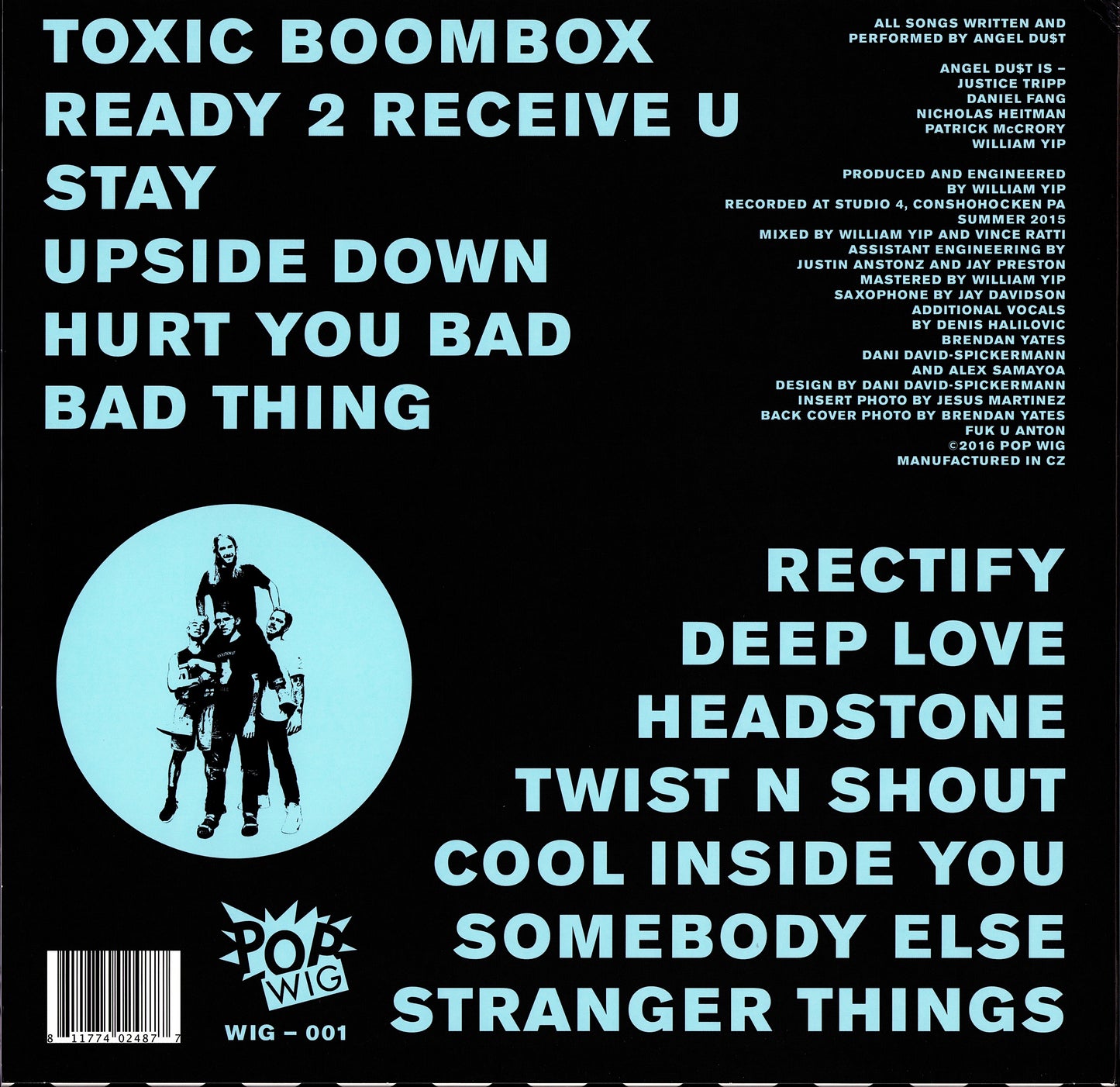 Angel Du$t – Rock The Fuck On Forever Piss Yellow Vinyl LP