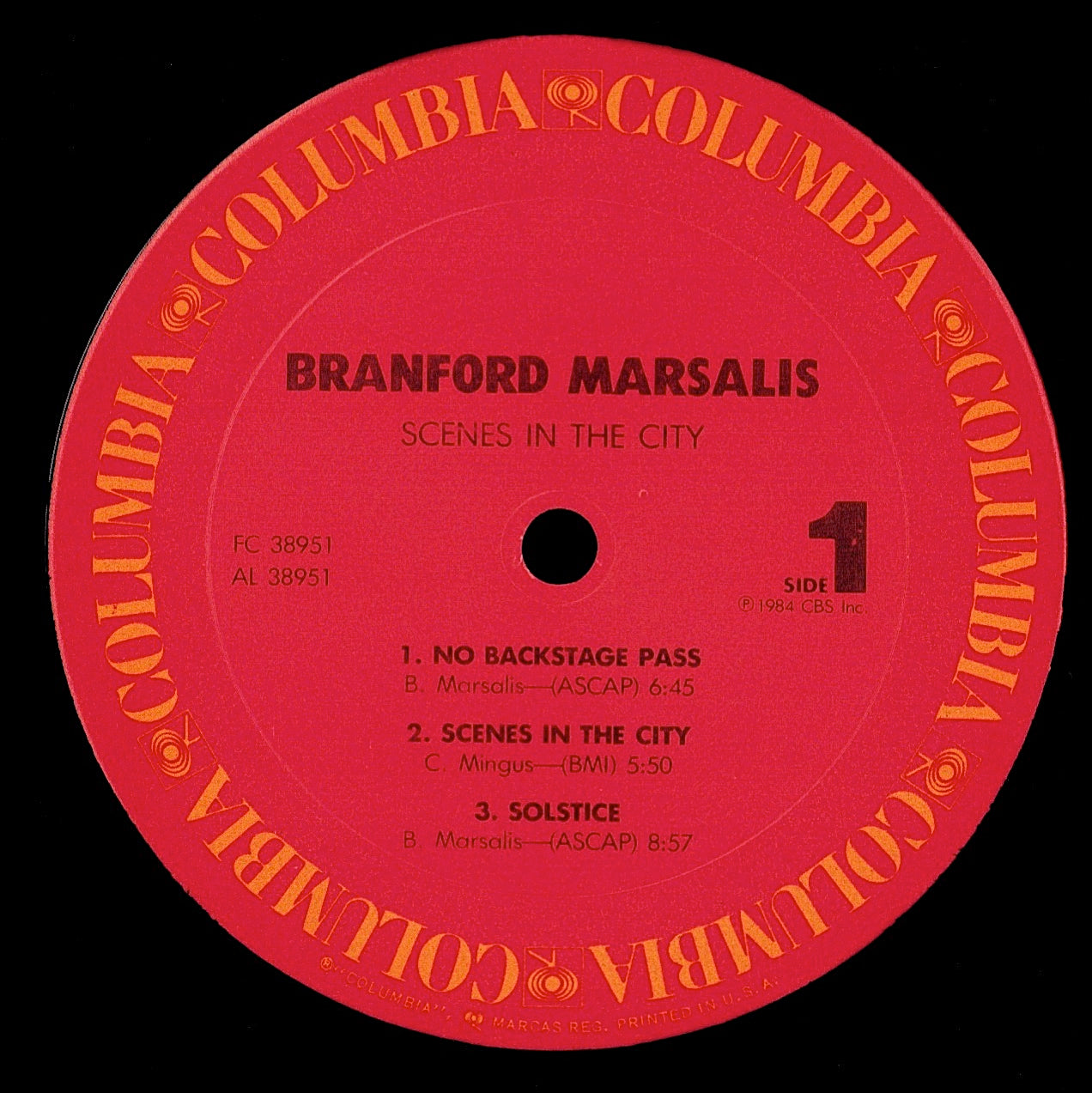 Branford Marsalis - Scenes In The City Vinyl LP