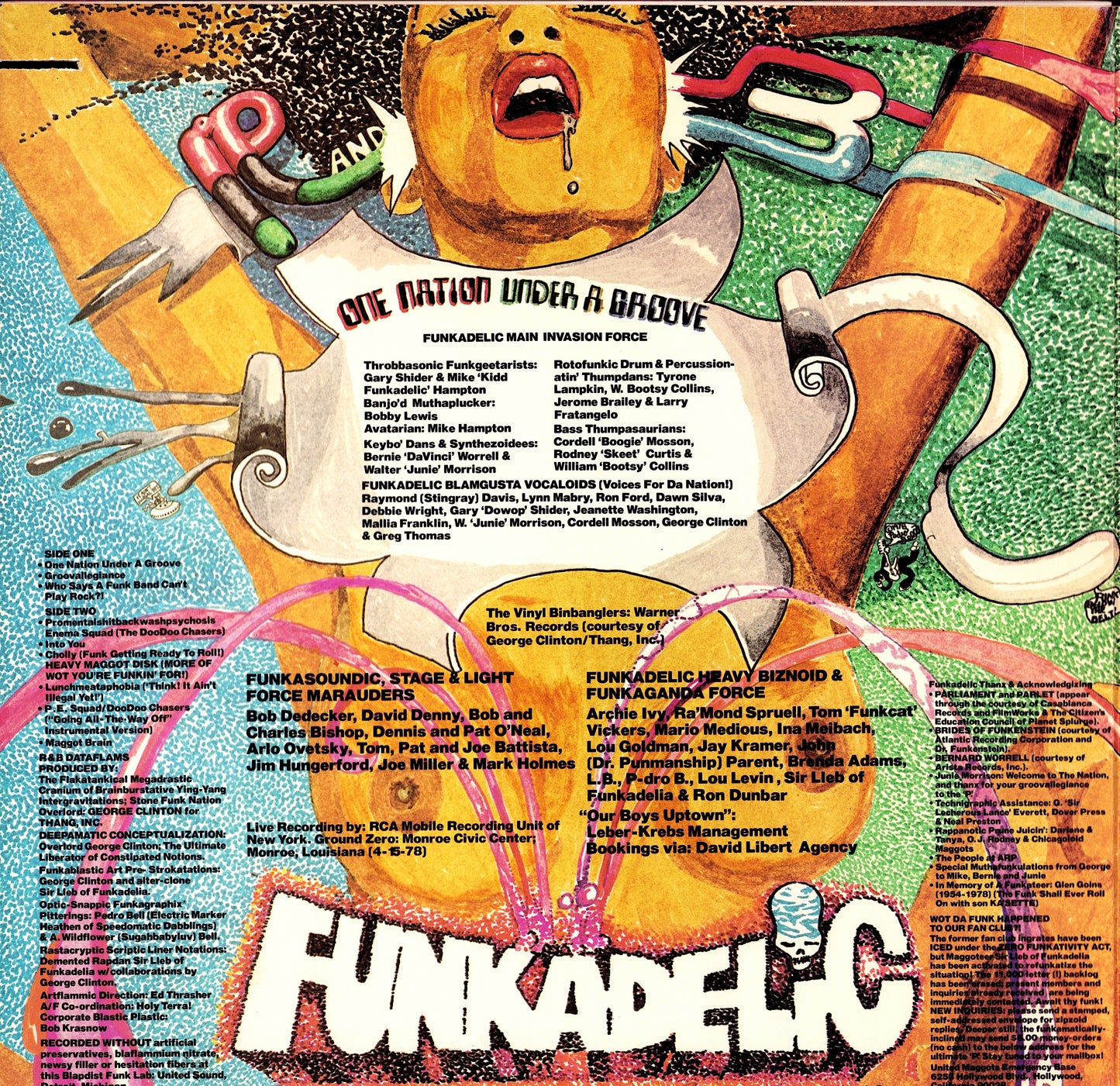 Funkadelic - One Nation Under A Groove Vinyl LP + 7" EP Kopie