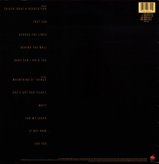 Tracy Chapman ‎- Tracy Chapman Vinyl LP