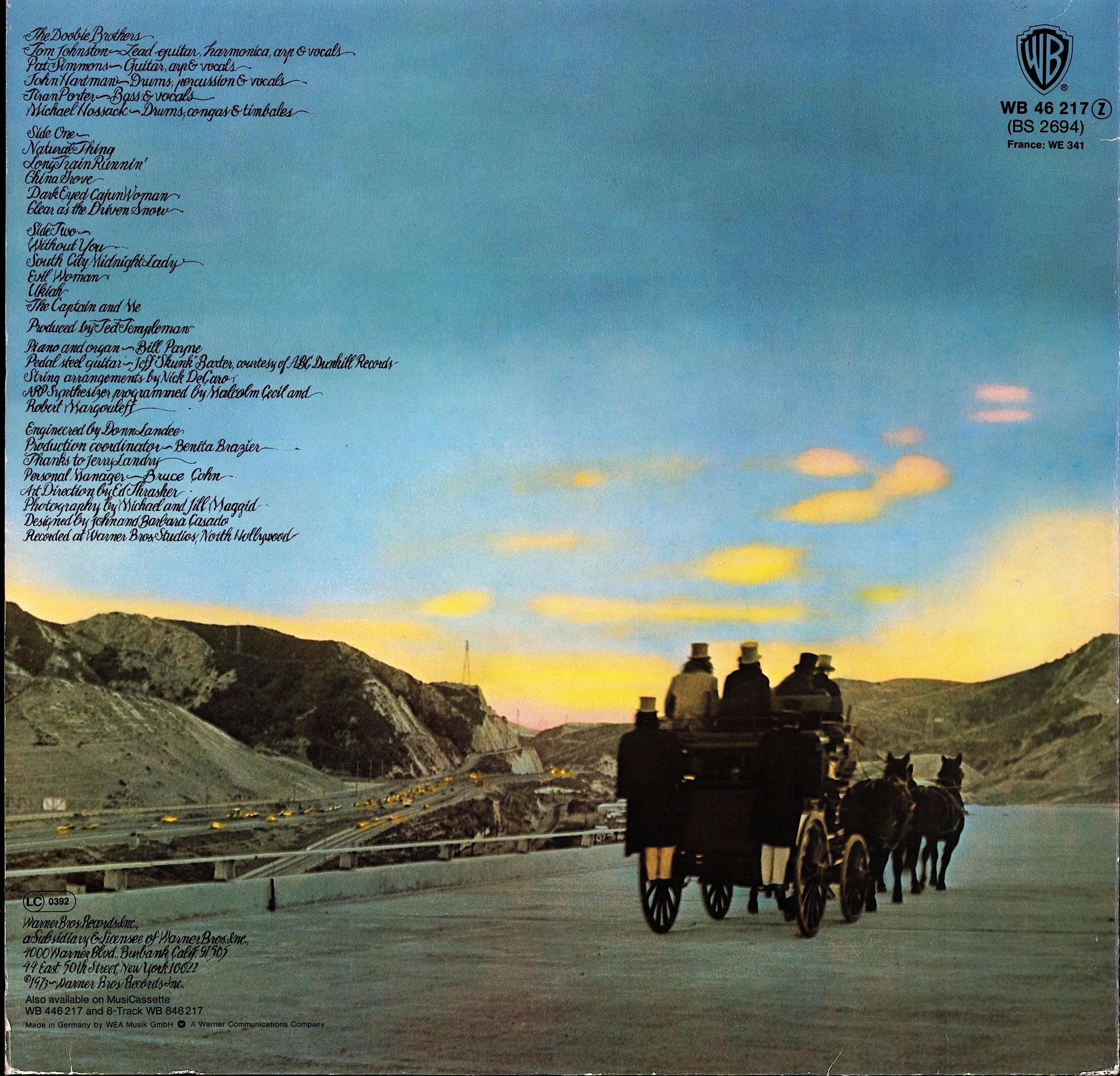 The Doobie Brothers – The Captain And Me Vinyl LP